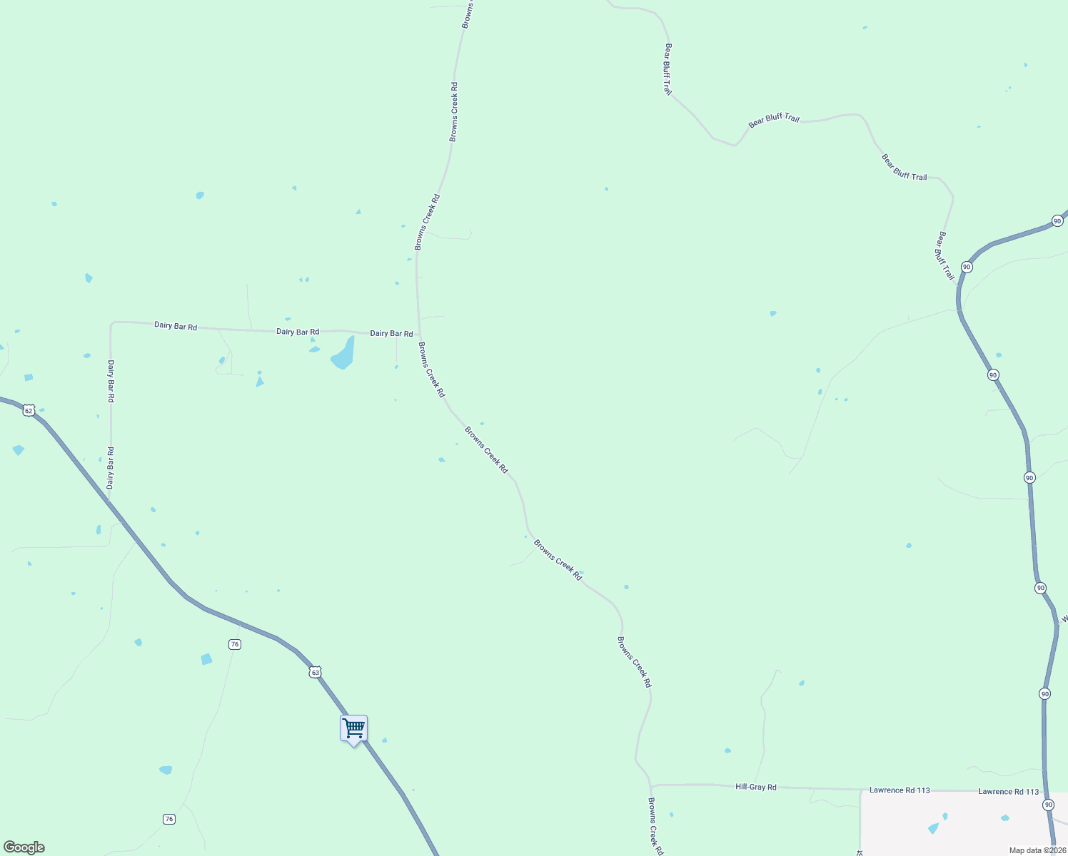 map of restaurants, bars, coffee shops, grocery stores, and more near in Ravenden