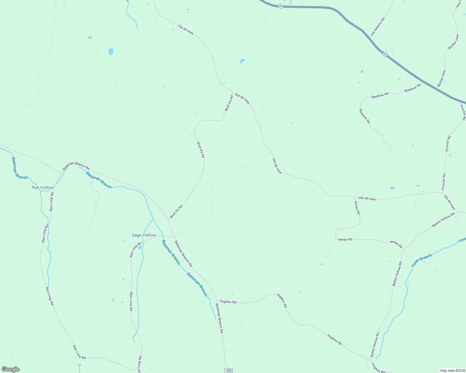 map of restaurants, bars, coffee shops, grocery stores, and more near 75 East Point Lane in Erin