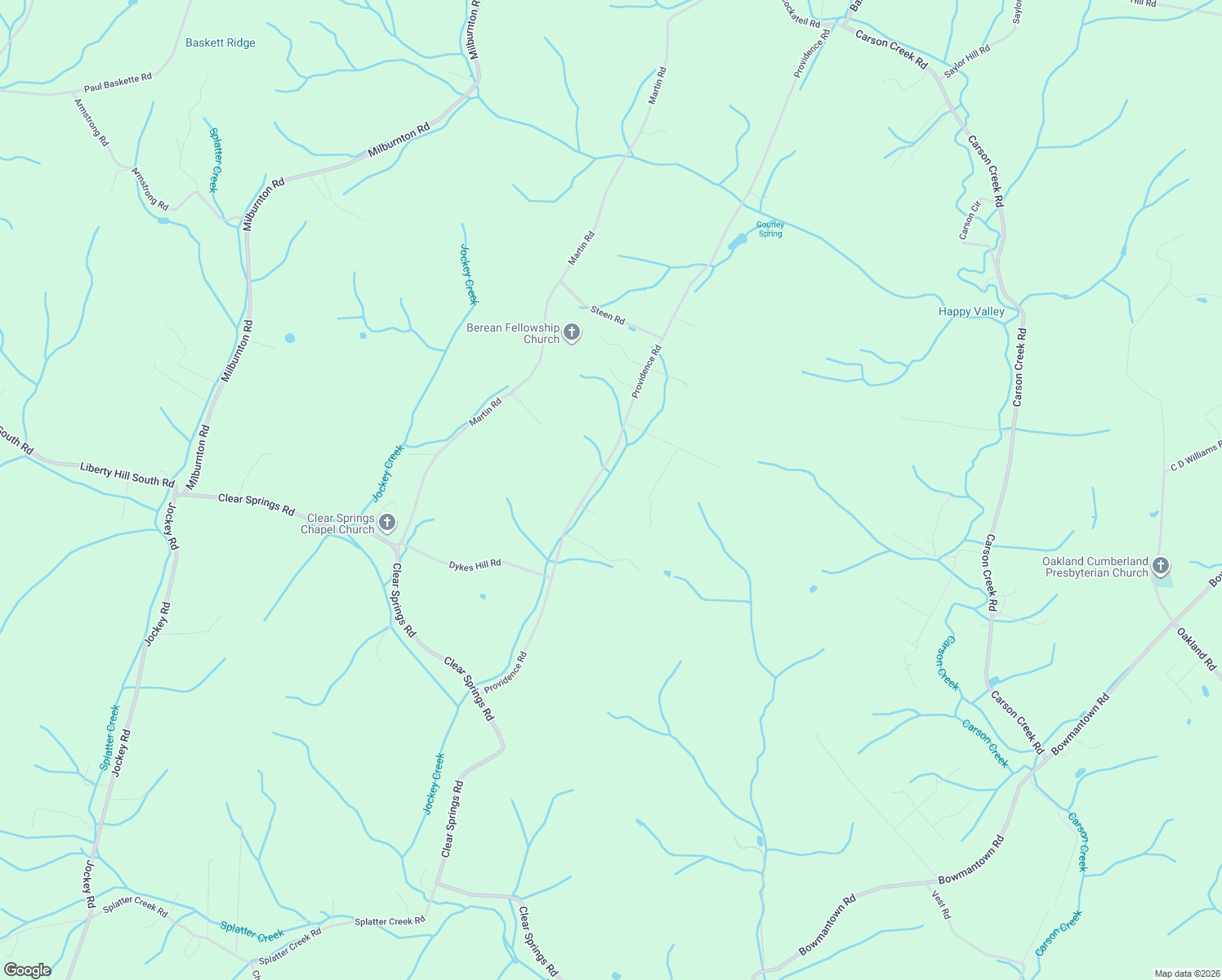 map of restaurants, bars, coffee shops, grocery stores, and more near 740 Happy Valley Road in Limestone