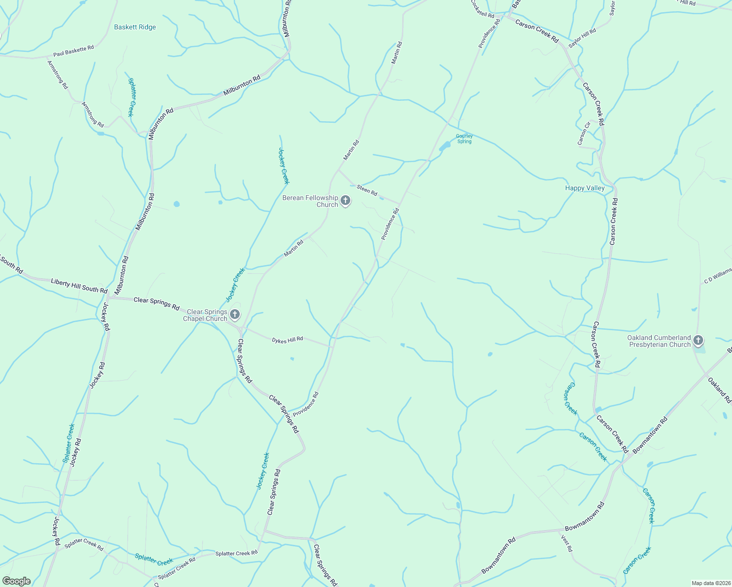 map of restaurants, bars, coffee shops, grocery stores, and more near 740 Happy Valley Road in Limestone