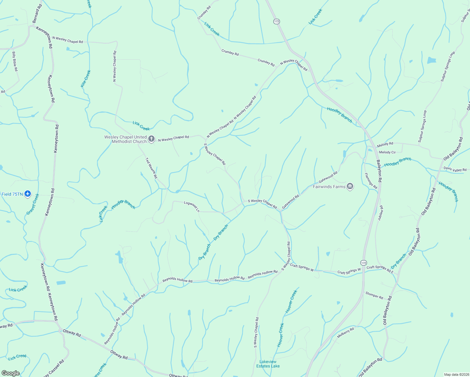 map of restaurants, bars, coffee shops, grocery stores, and more near 50 Logwood Lane in Greeneville