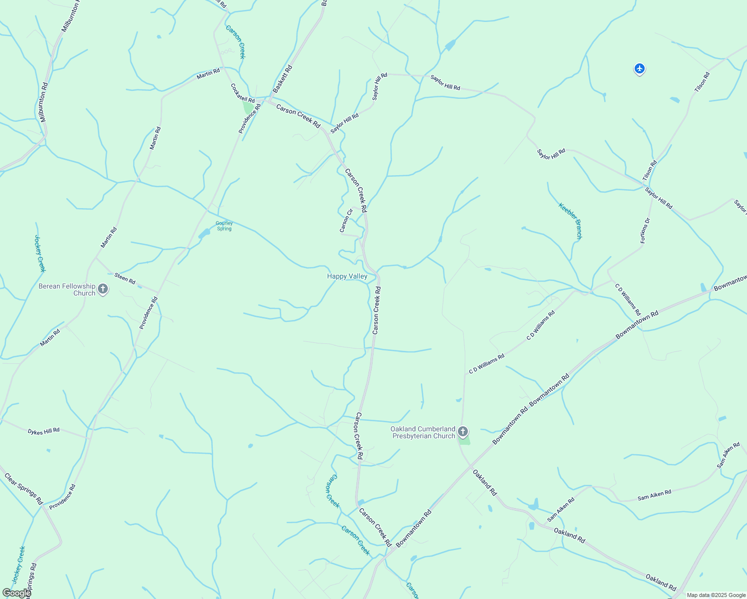 map of restaurants, bars, coffee shops, grocery stores, and more near 399 Carson Creek Road in Limestone