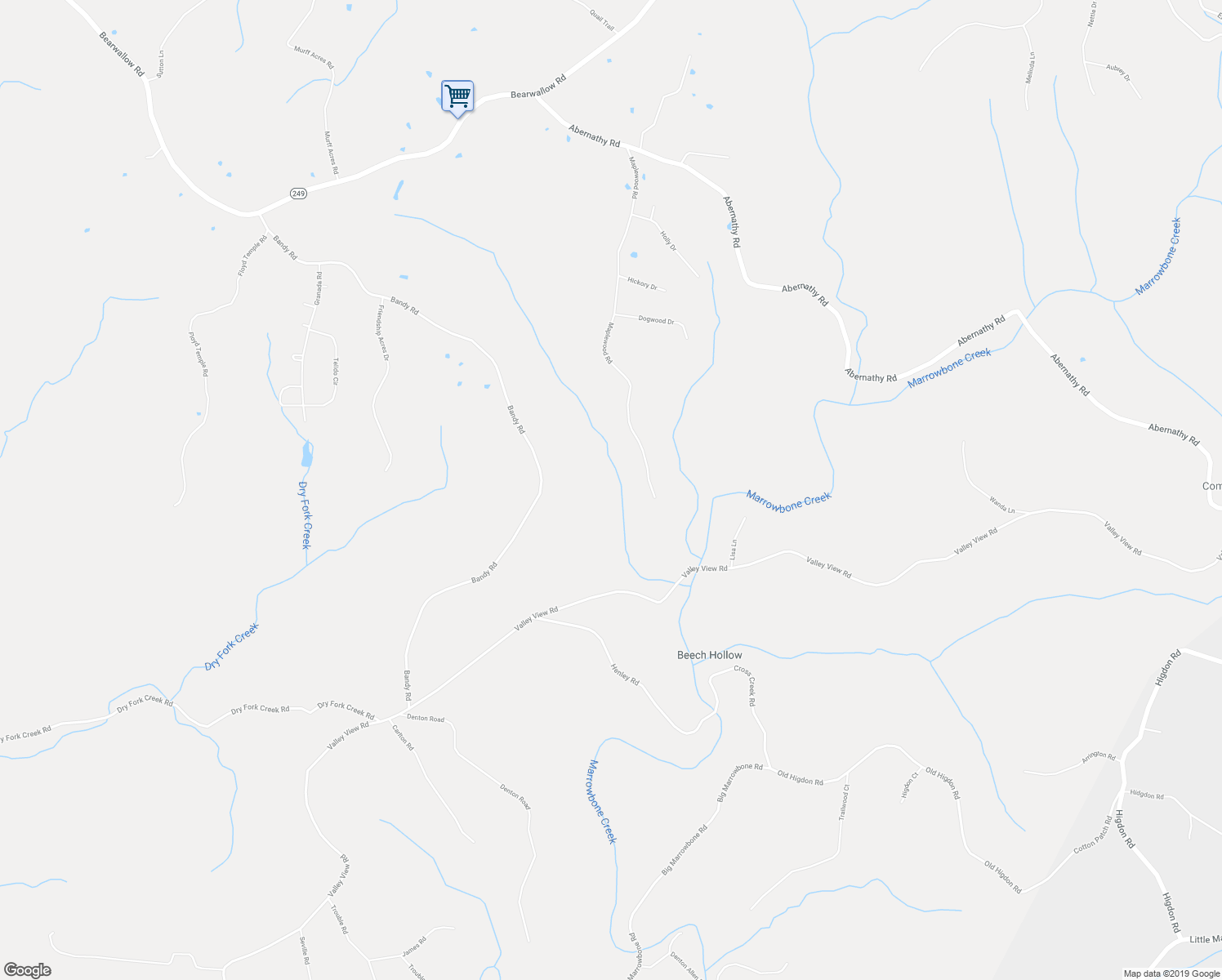 map of restaurants, bars, coffee shops, grocery stores, and more near 1356 Maplewood Road in Ashland City