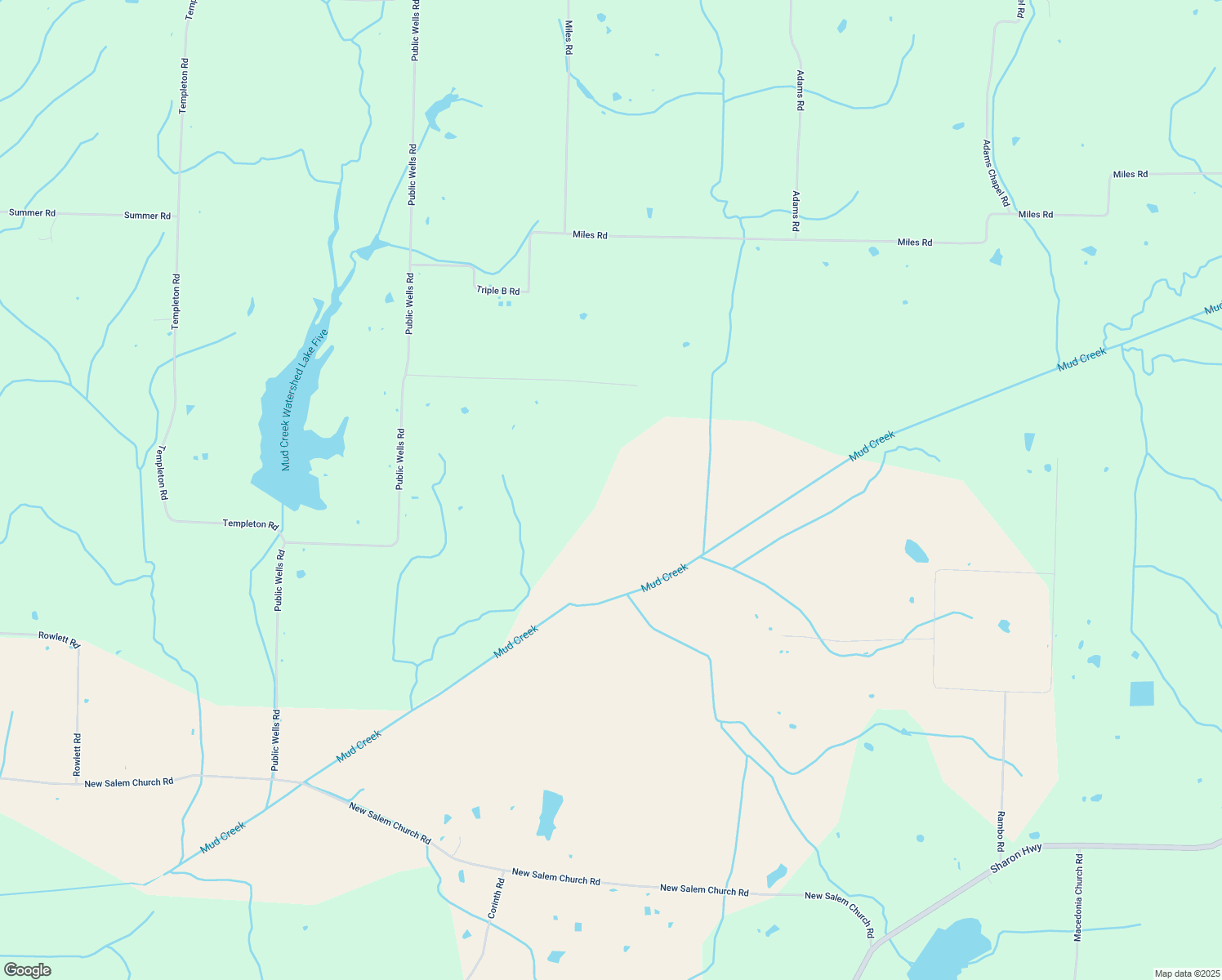 map of restaurants, bars, coffee shops, grocery stores, and more near New Salem Church Rd in Sharon