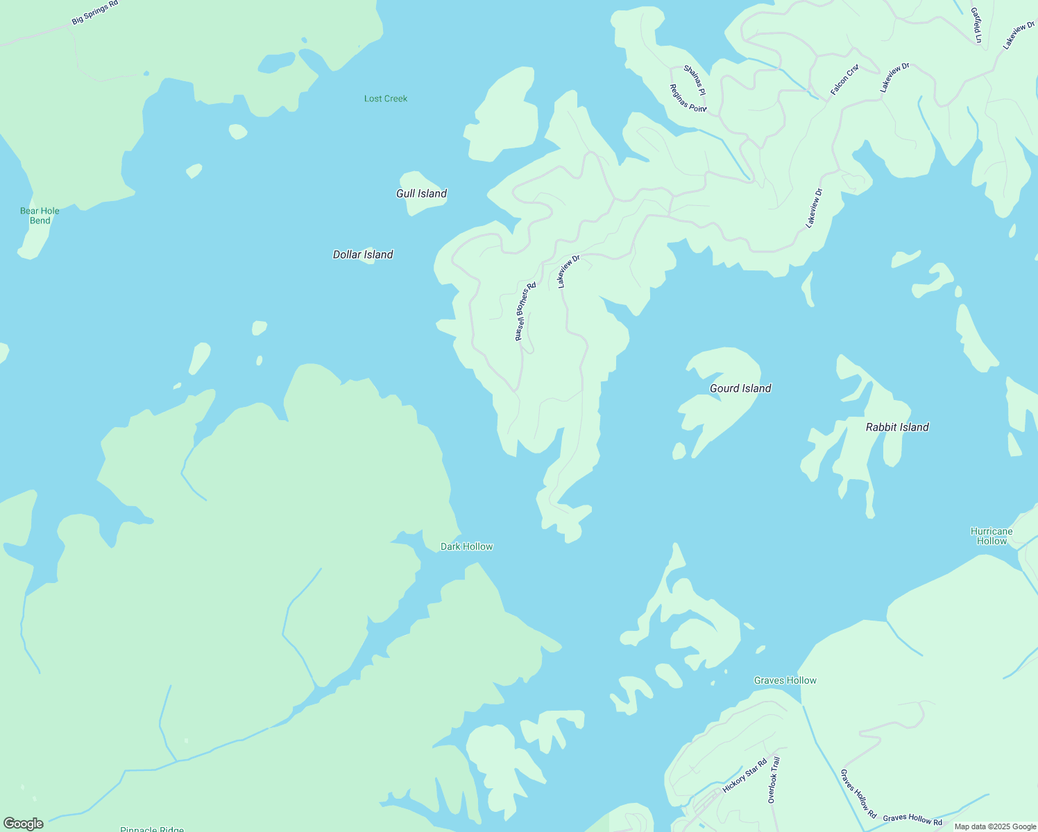 map of restaurants, bars, coffee shops, grocery stores, and more near 235 Bee Hive Lane in Sharps Chapel