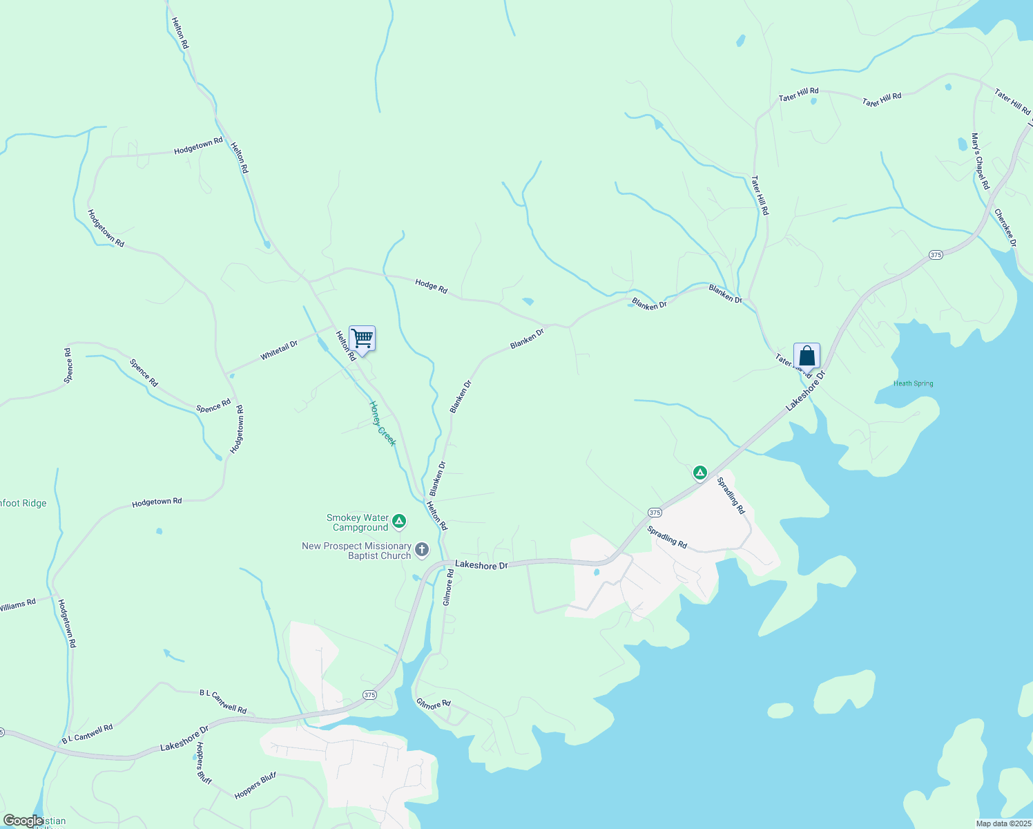 map of restaurants, bars, coffee shops, grocery stores, and more near 508 Blanken Drive in Bean Station