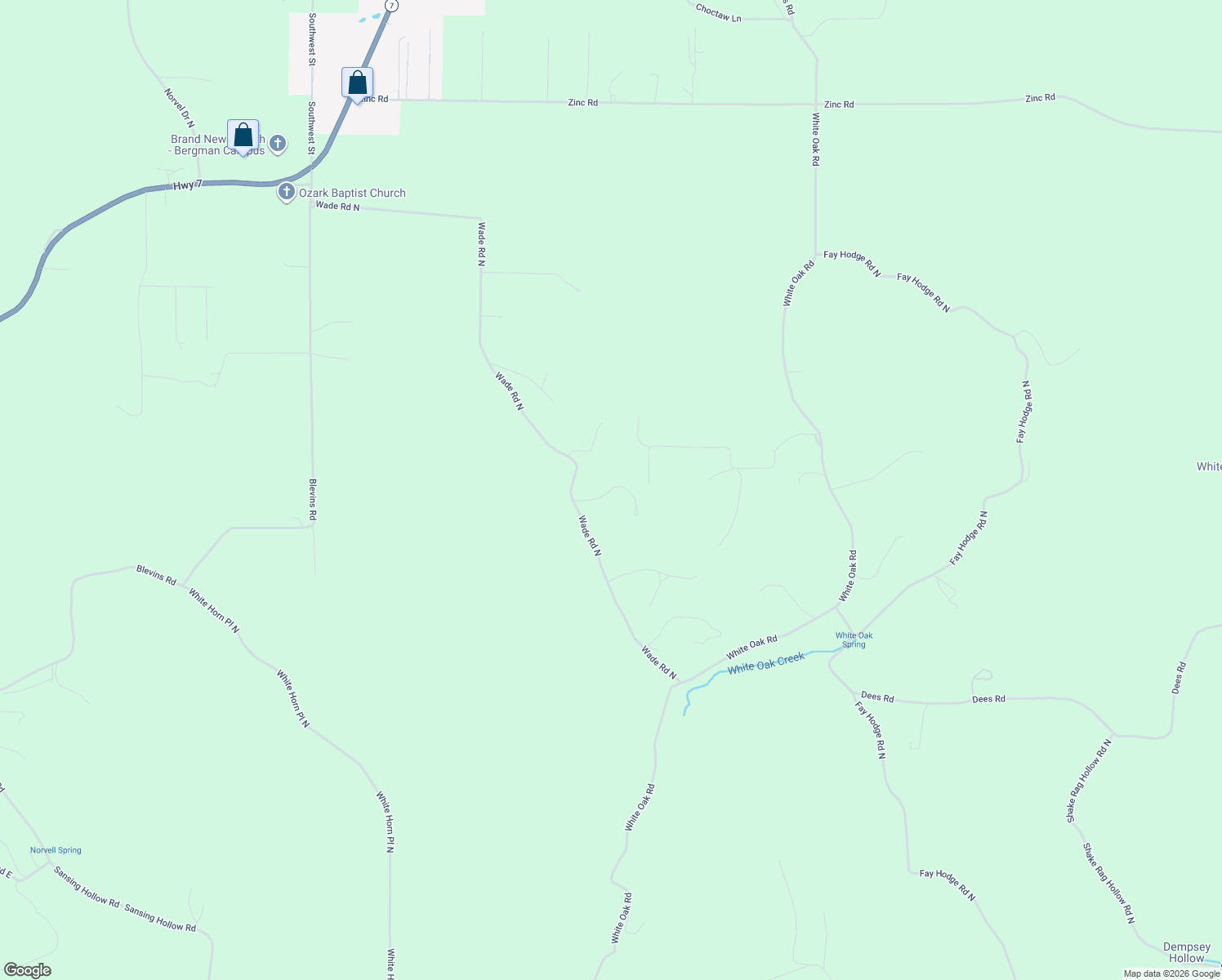 map of restaurants, bars, coffee shops, grocery stores, and more near 5682 Wade Road North in Harrison