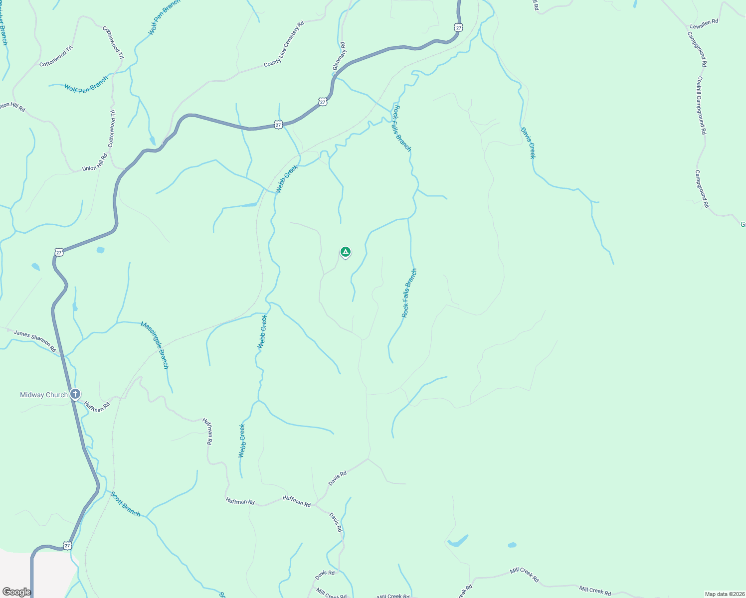 map of restaurants, bars, coffee shops, grocery stores, and more near 389 McCartt Road in Ridge Lane