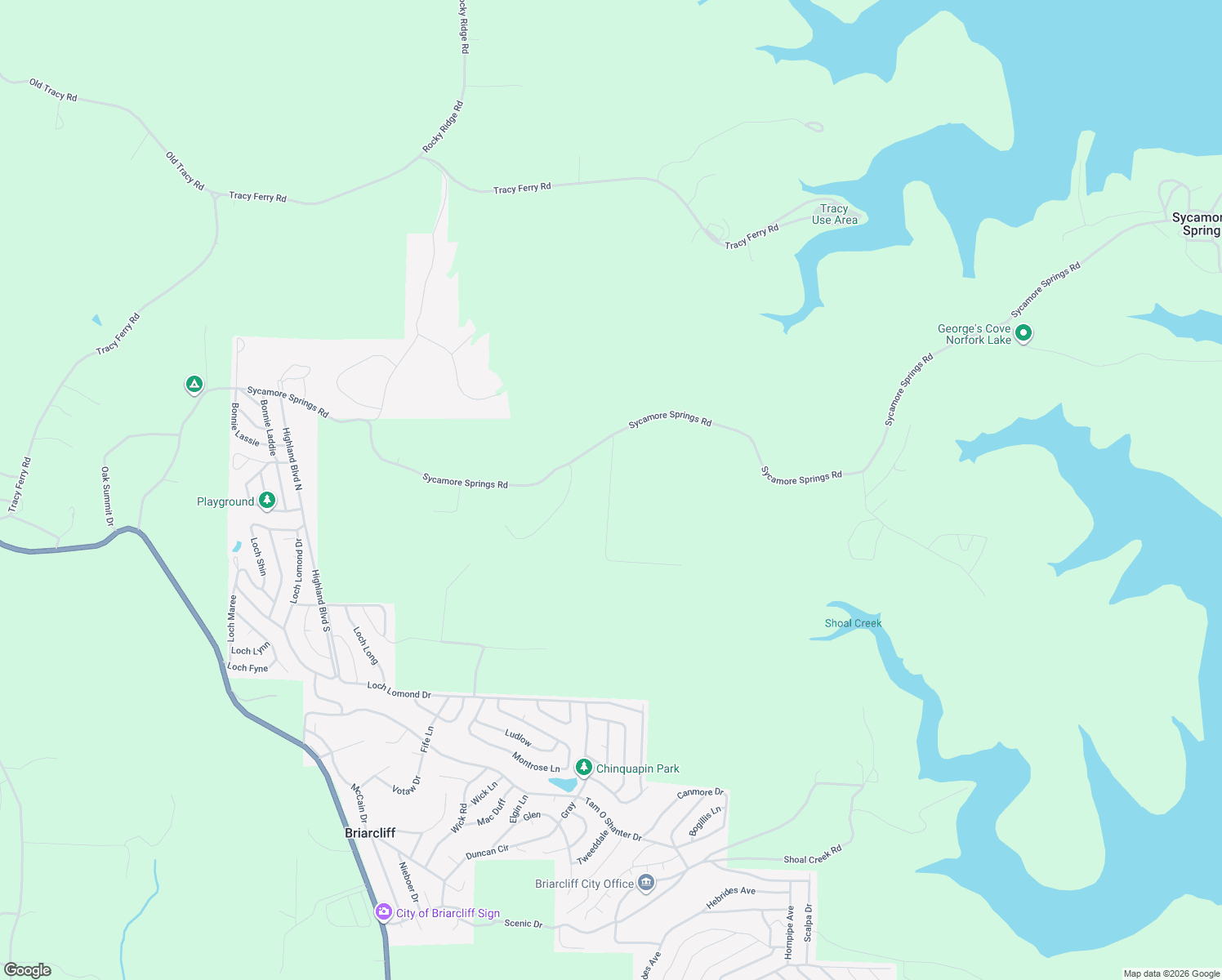 map of restaurants, bars, coffee shops, grocery stores, and more near 152 Green Forrest Trail in Mountain Home