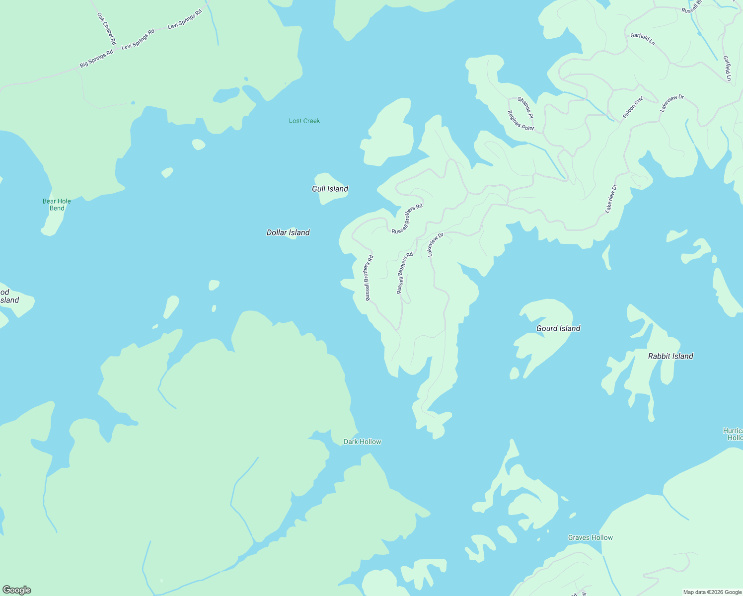 map of restaurants, bars, coffee shops, grocery stores, and more near 4567 Russell Brothers Road in Sharps Chapel
