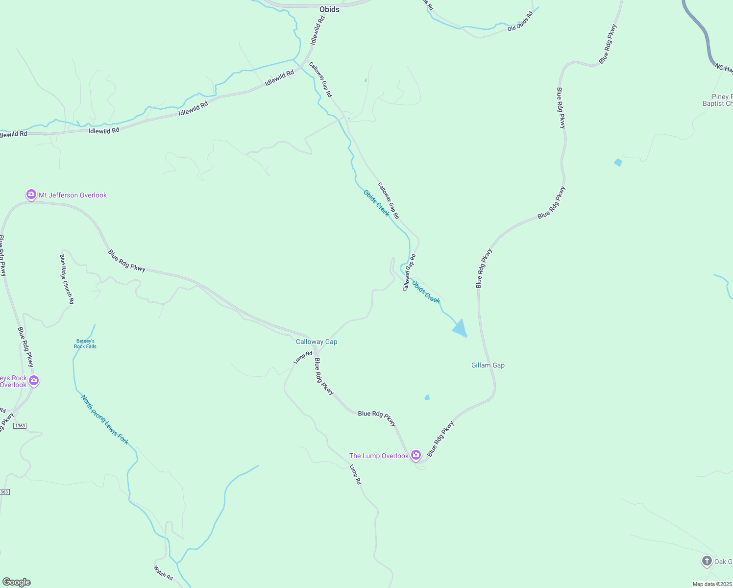 map of restaurants, bars, coffee shops, grocery stores, and more near 1878 Calloway Gap Road in West Jefferson