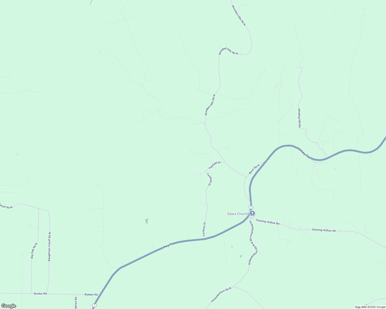 map of restaurants, bars, coffee shops, grocery stores, and more near 1735 Oakridge Drive in Harrison
