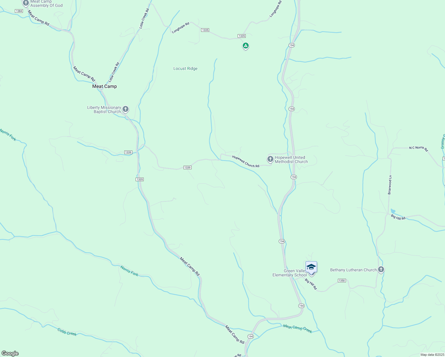 map of restaurants, bars, coffee shops, grocery stores, and more near 275 Green Knob Mountain Rd in Boone