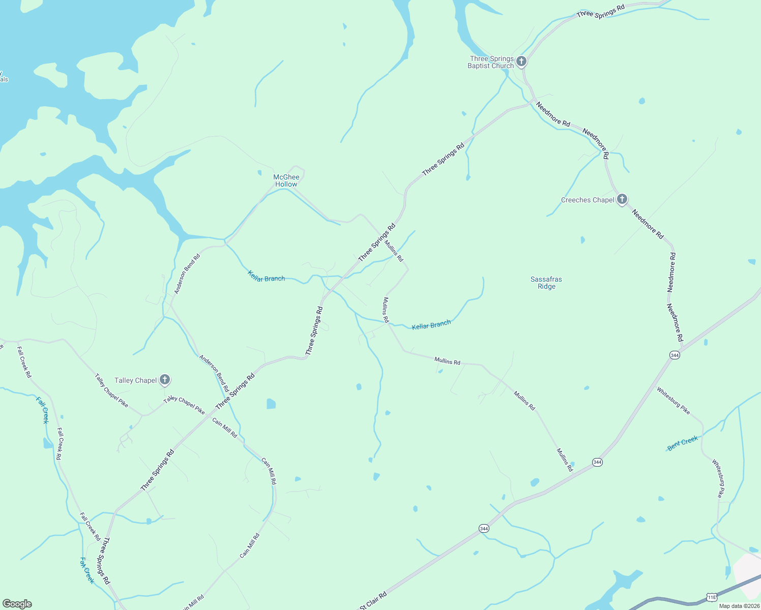 map of restaurants, bars, coffee shops, grocery stores, and more near 1812 Mullins Road in Russellville