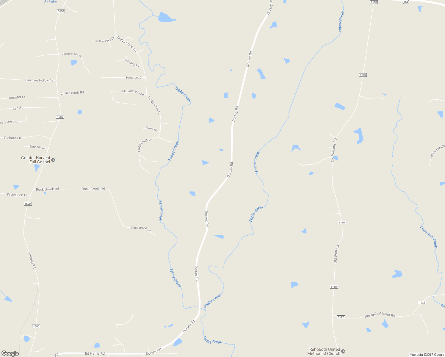 map of restaurants, bars, coffee shops, grocery stores, and more near 5095 Dorsey Road in Oxford