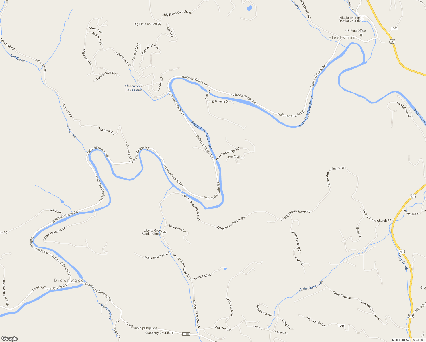 map of restaurants, bars, coffee shops, grocery stores, and more near 3878 Railroad Grade Road in Fleetwood