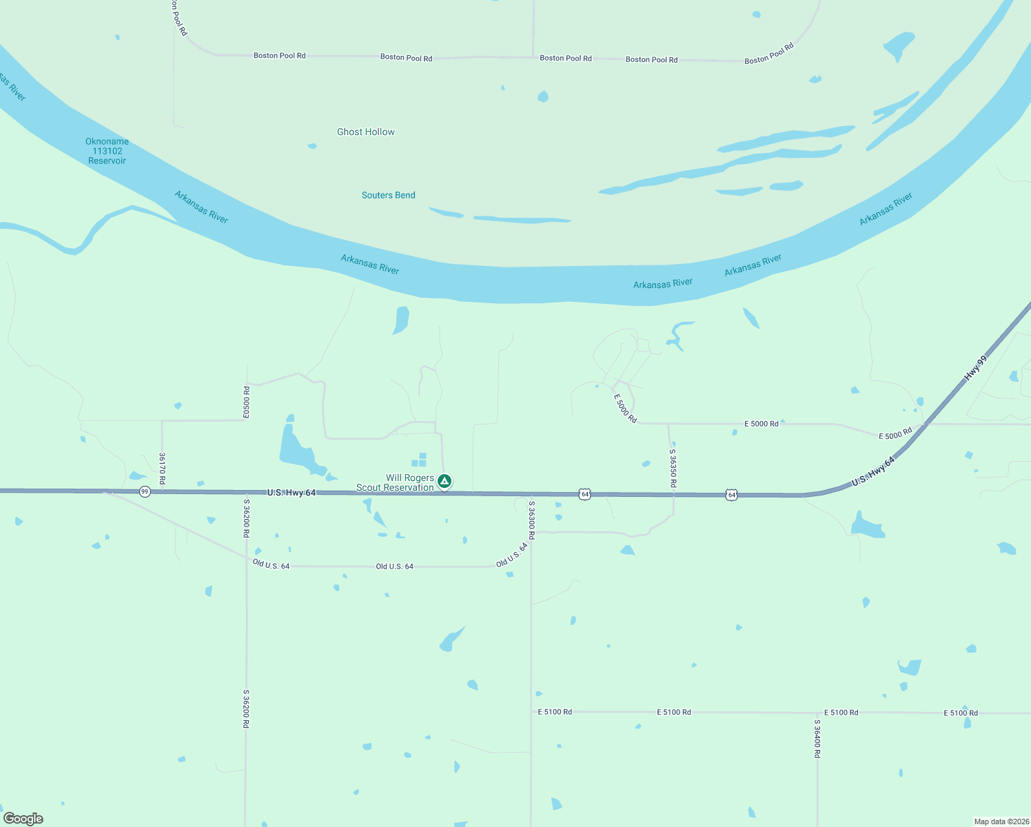 map of restaurants, bars, coffee shops, grocery stores, and more near 49954 36280 Road in Cleveland