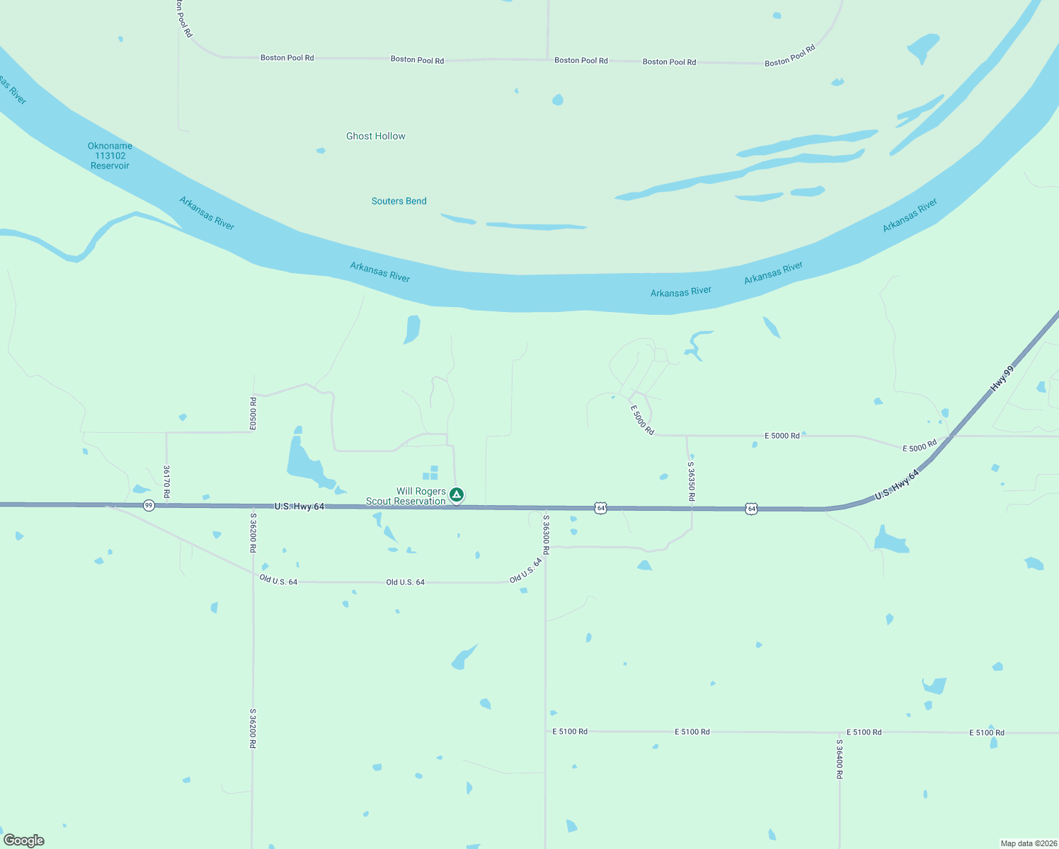 map of restaurants, bars, coffee shops, grocery stores, and more near 49954 36280 Road in Cleveland