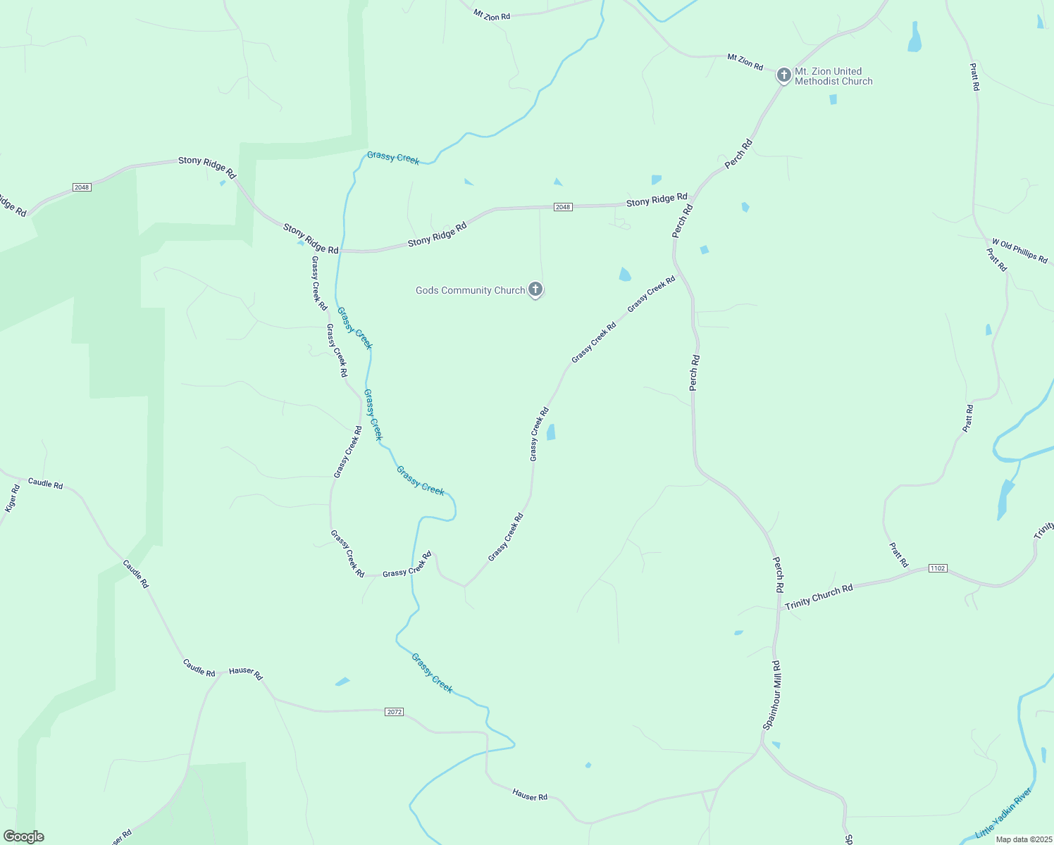 map of restaurants, bars, coffee shops, grocery stores, and more near 1253 Grassy Creek Road in Pinnacle