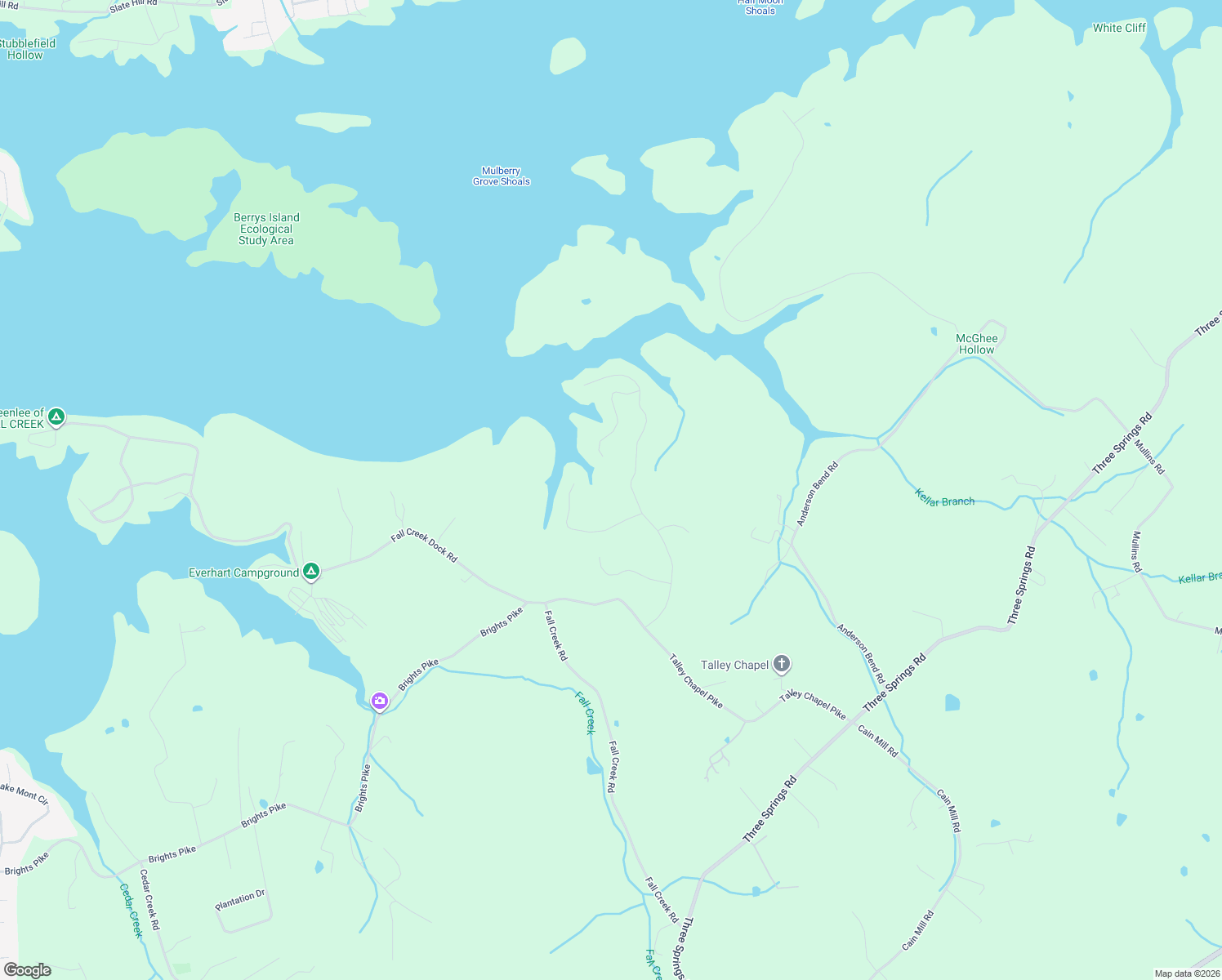 map of restaurants, bars, coffee shops, grocery stores, and more near 6223 Outlook Trail in Russellville