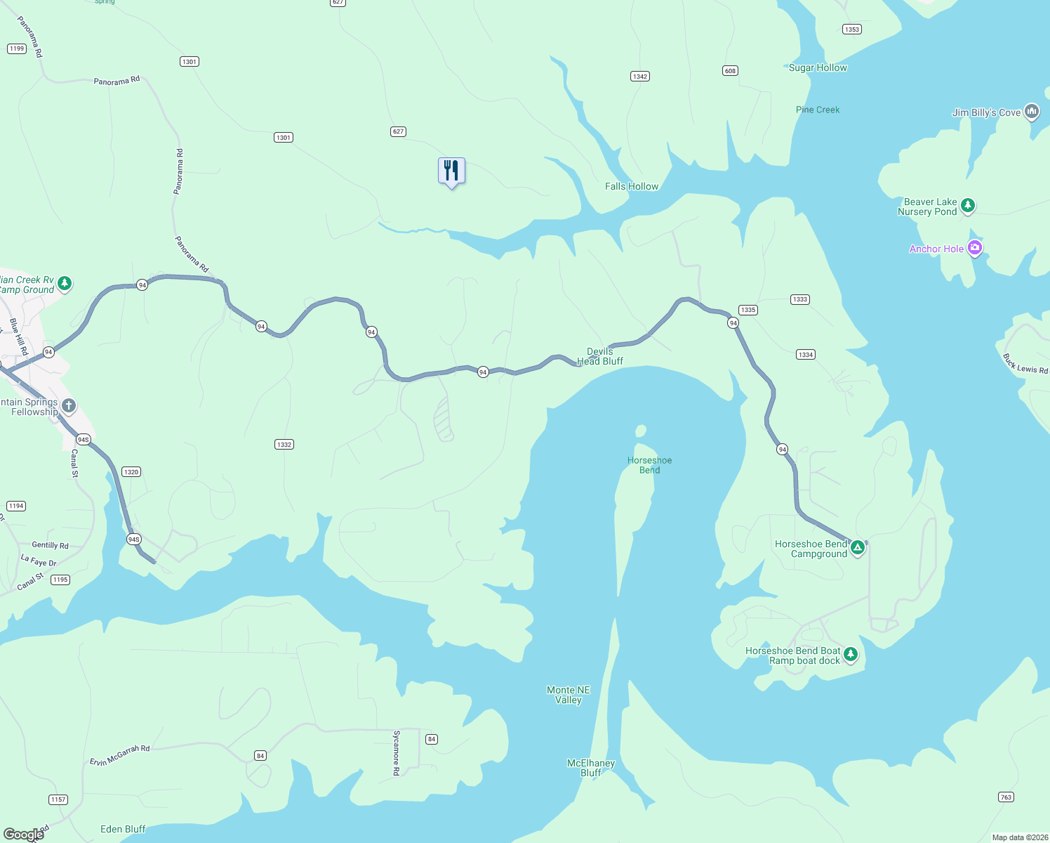 map of restaurants, bars, coffee shops, grocery stores, and more near 9826 Old Campbell Road in Rogers