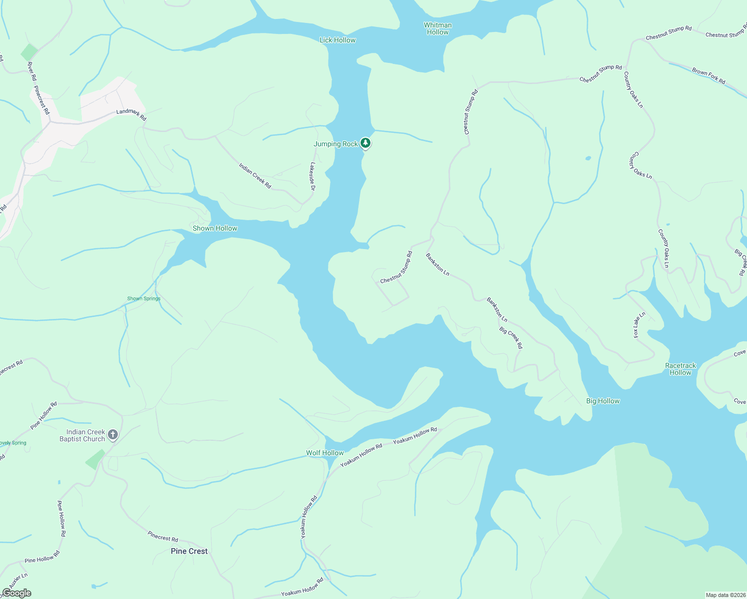 map of restaurants, bars, coffee shops, grocery stores, and more near 225 Chestnut Circle in LaFollette