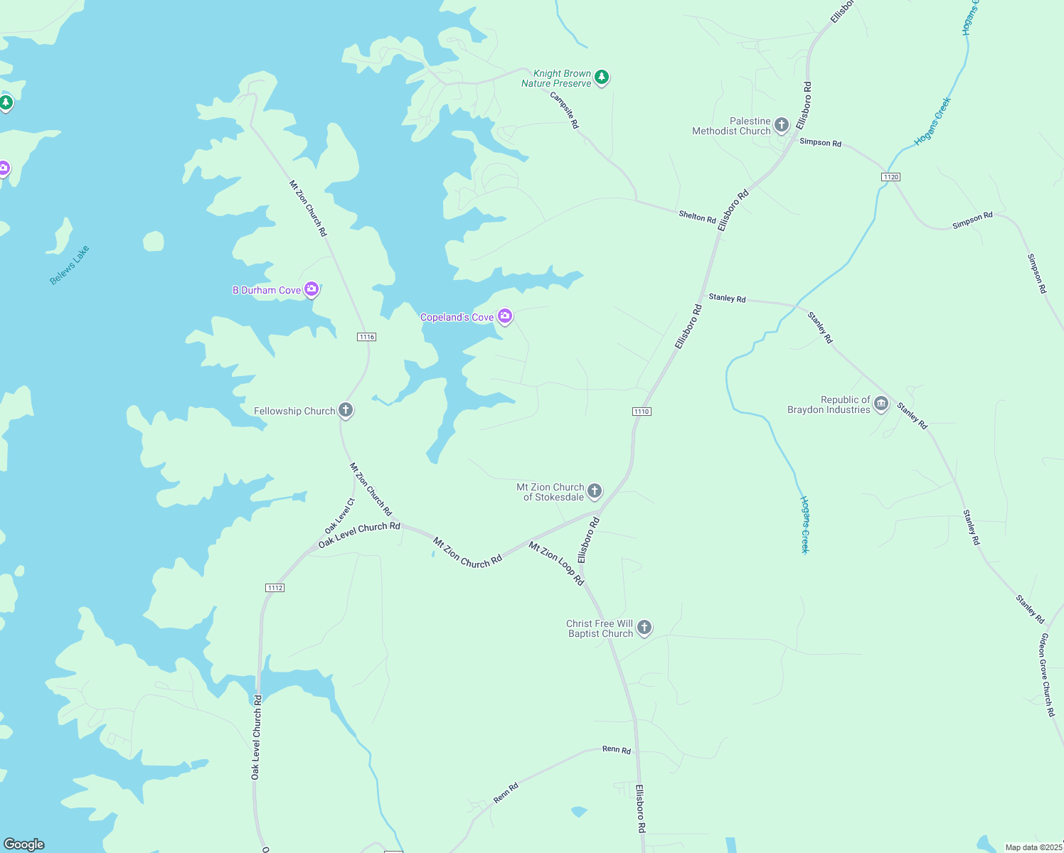 map of restaurants, bars, coffee shops, grocery stores, and more near 183 Yardarm Court in Stokesdale