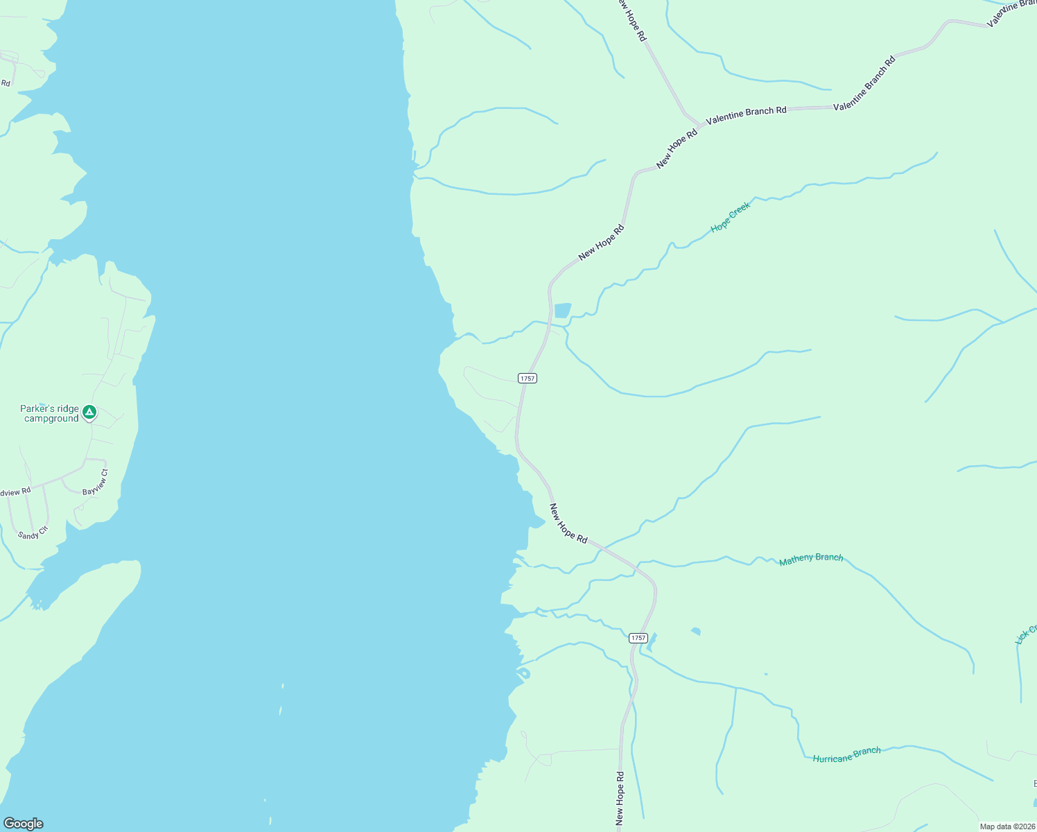 map of restaurants, bars, coffee shops, grocery stores, and more near 3871 New Hope Road in Big Sandy