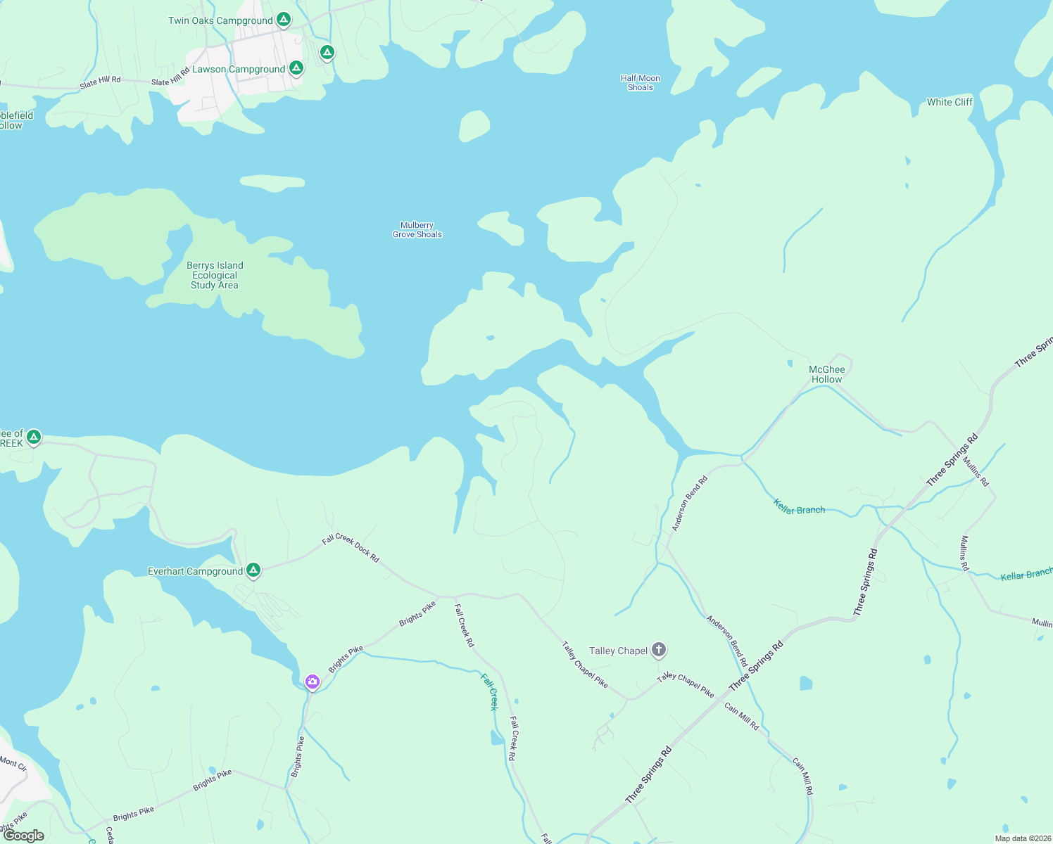 map of restaurants, bars, coffee shops, grocery stores, and more near 6376 Coves Edge Trail in Russellville