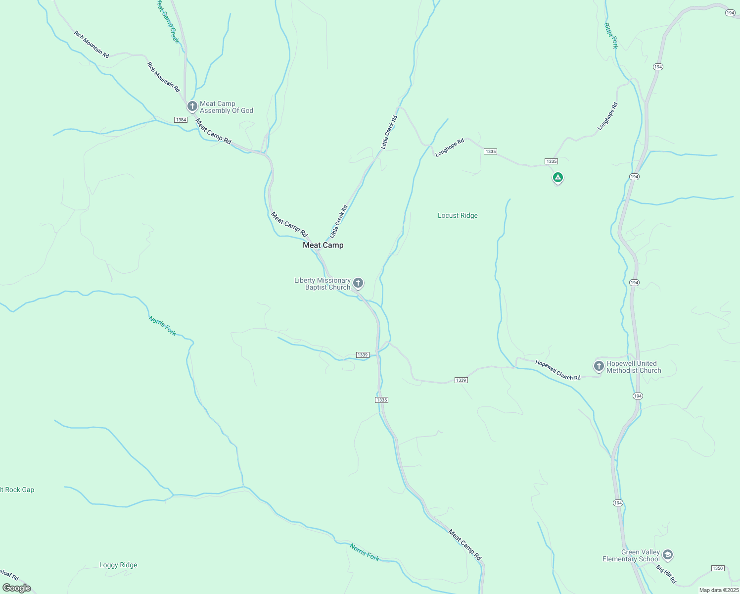 map of restaurants, bars, coffee shops, grocery stores, and more near 135 Mill Race Road in Boone