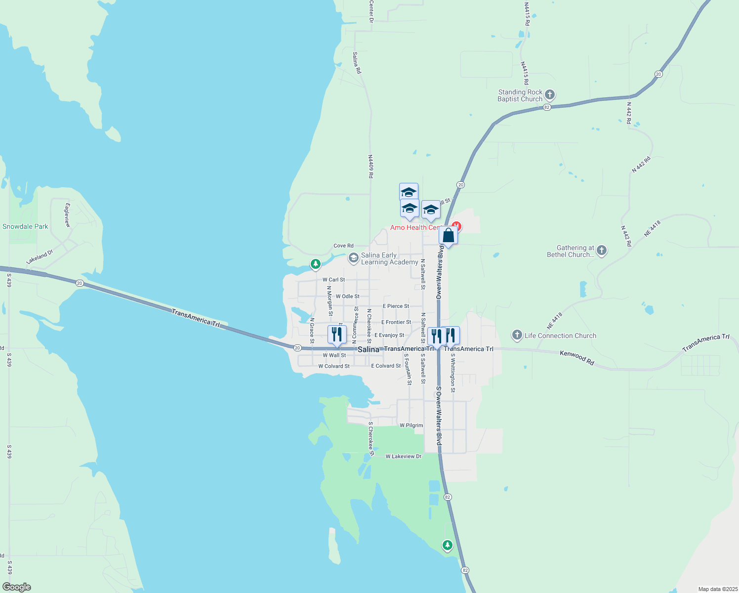 North Cherokee Street, Salina OK Walk Score