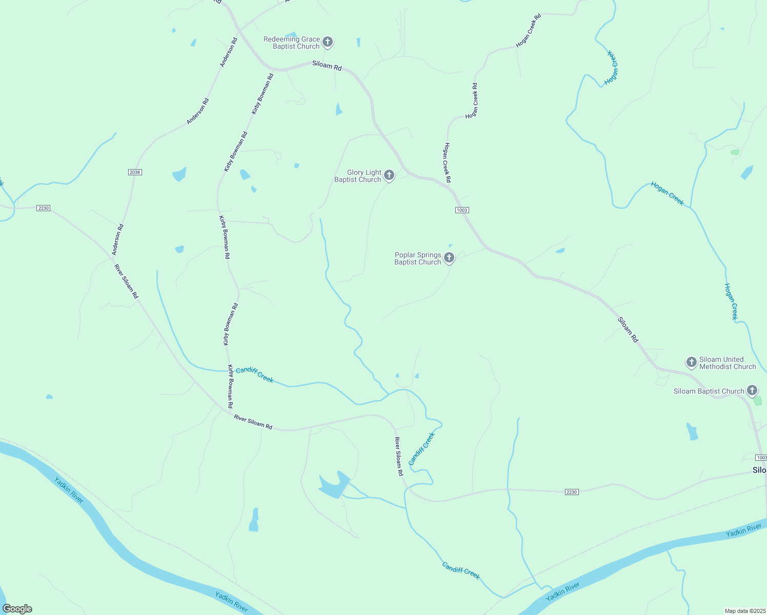 map of restaurants, bars, coffee shops, grocery stores, and more near 194 Poplar Spring Baptist Church Road in Siloam