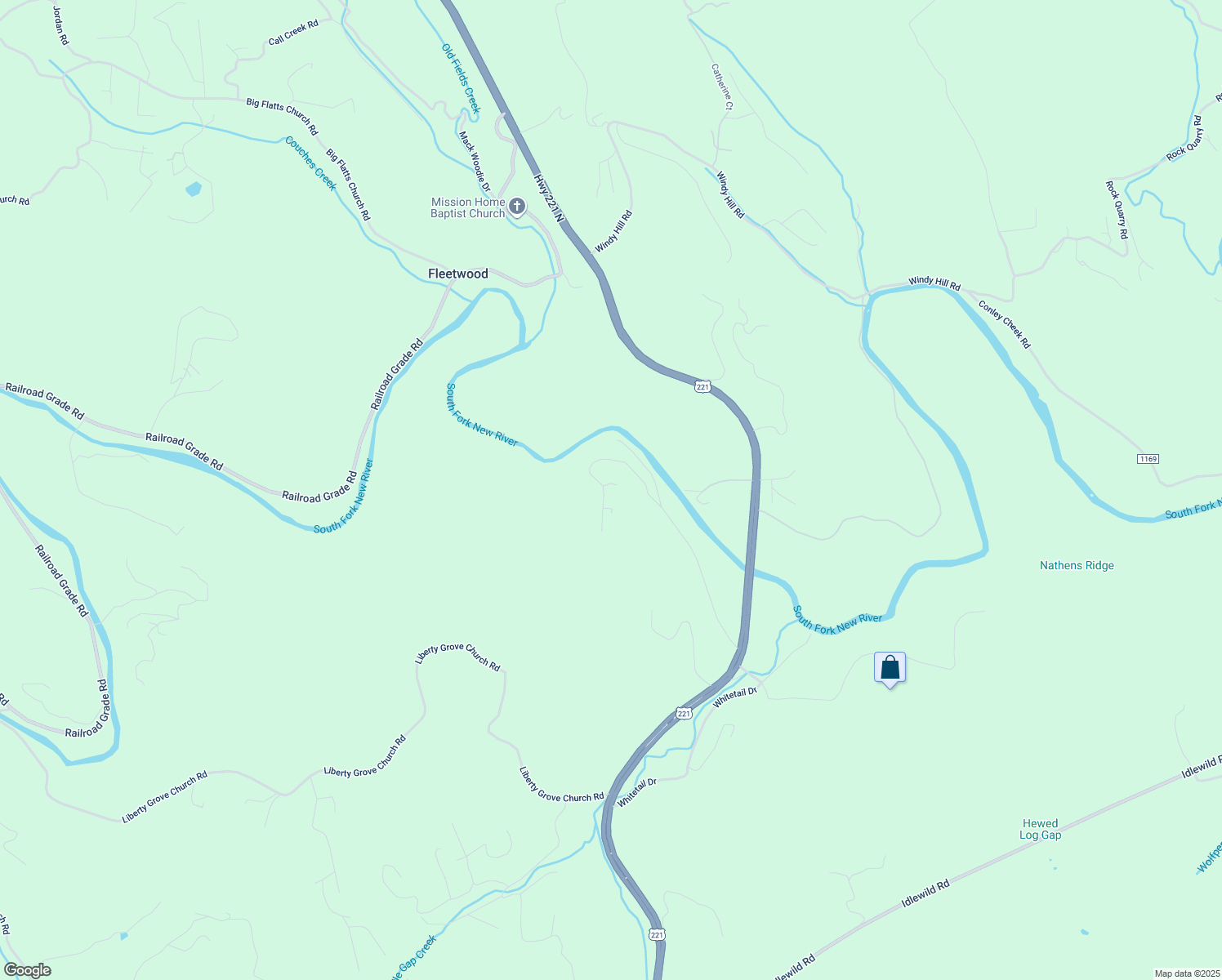 map of restaurants, bars, coffee shops, grocery stores, and more near 120 Twin Bridges Circle in Fleetwood