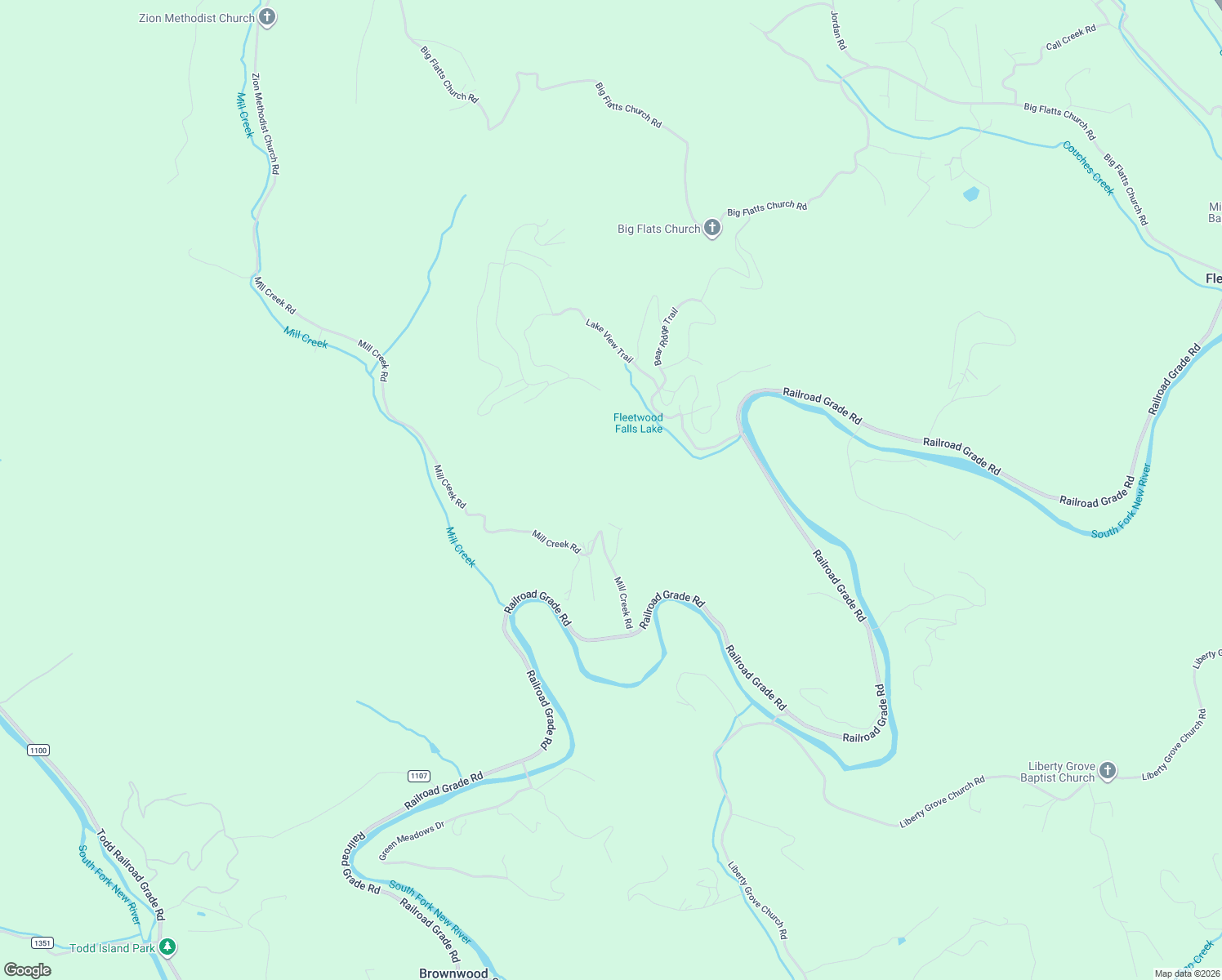 map of restaurants, bars, coffee shops, grocery stores, and more near 385 Cedar Ridge Drive in Ashe