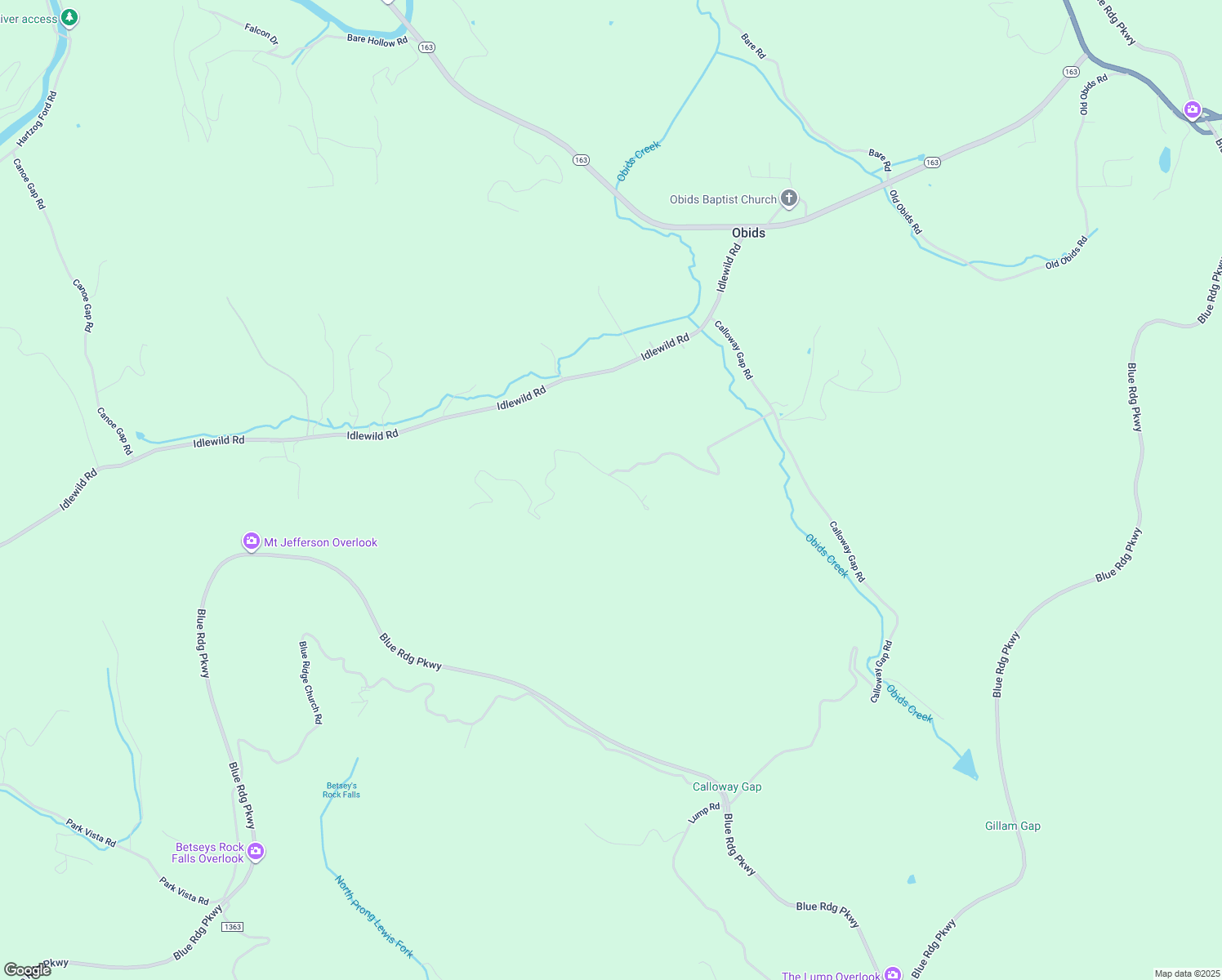 map of restaurants, bars, coffee shops, grocery stores, and more near 120 Mesa Way in West Jefferson