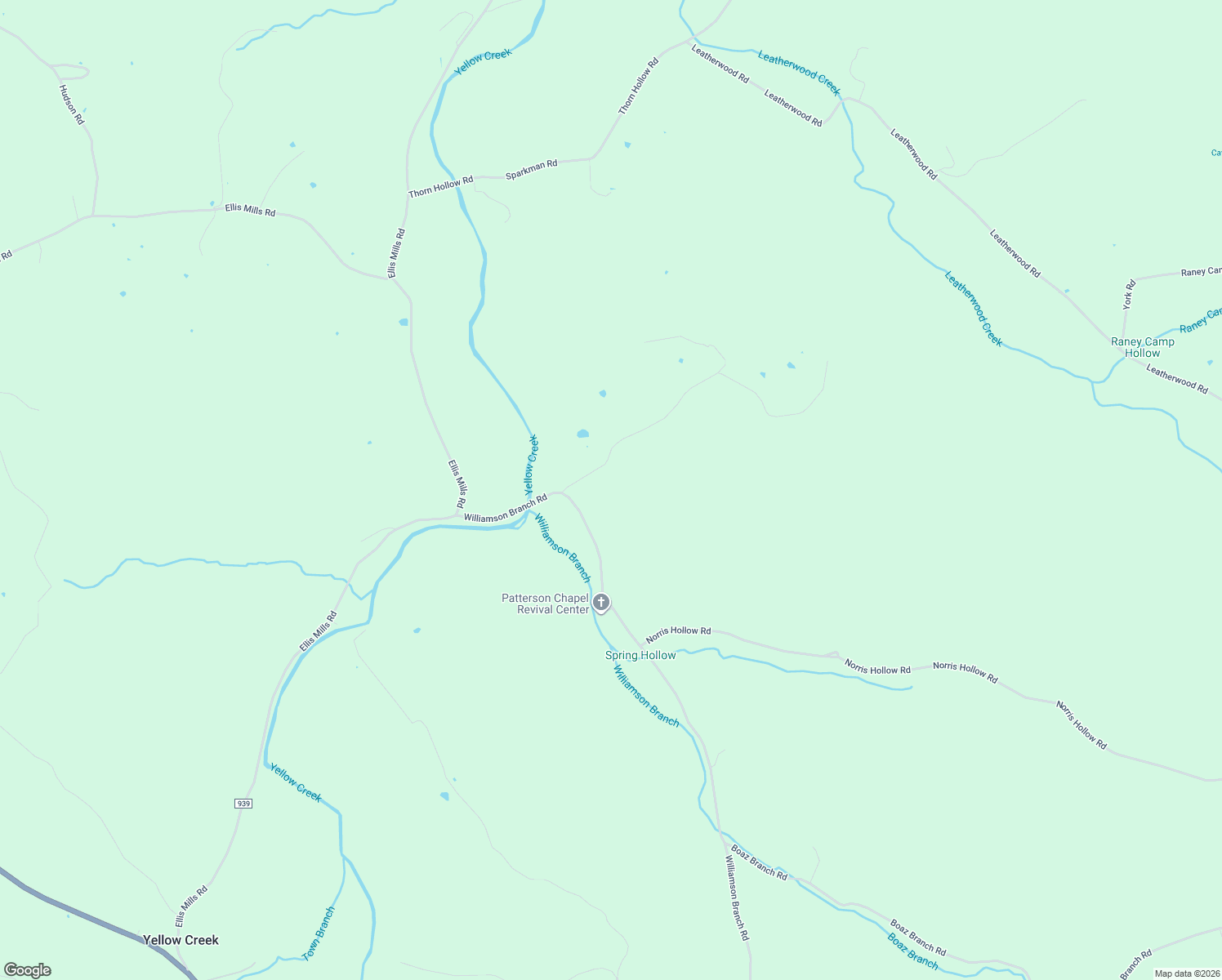 map of restaurants, bars, coffee shops, grocery stores, and more near 3848 Williamson Branch Road in Vanleer