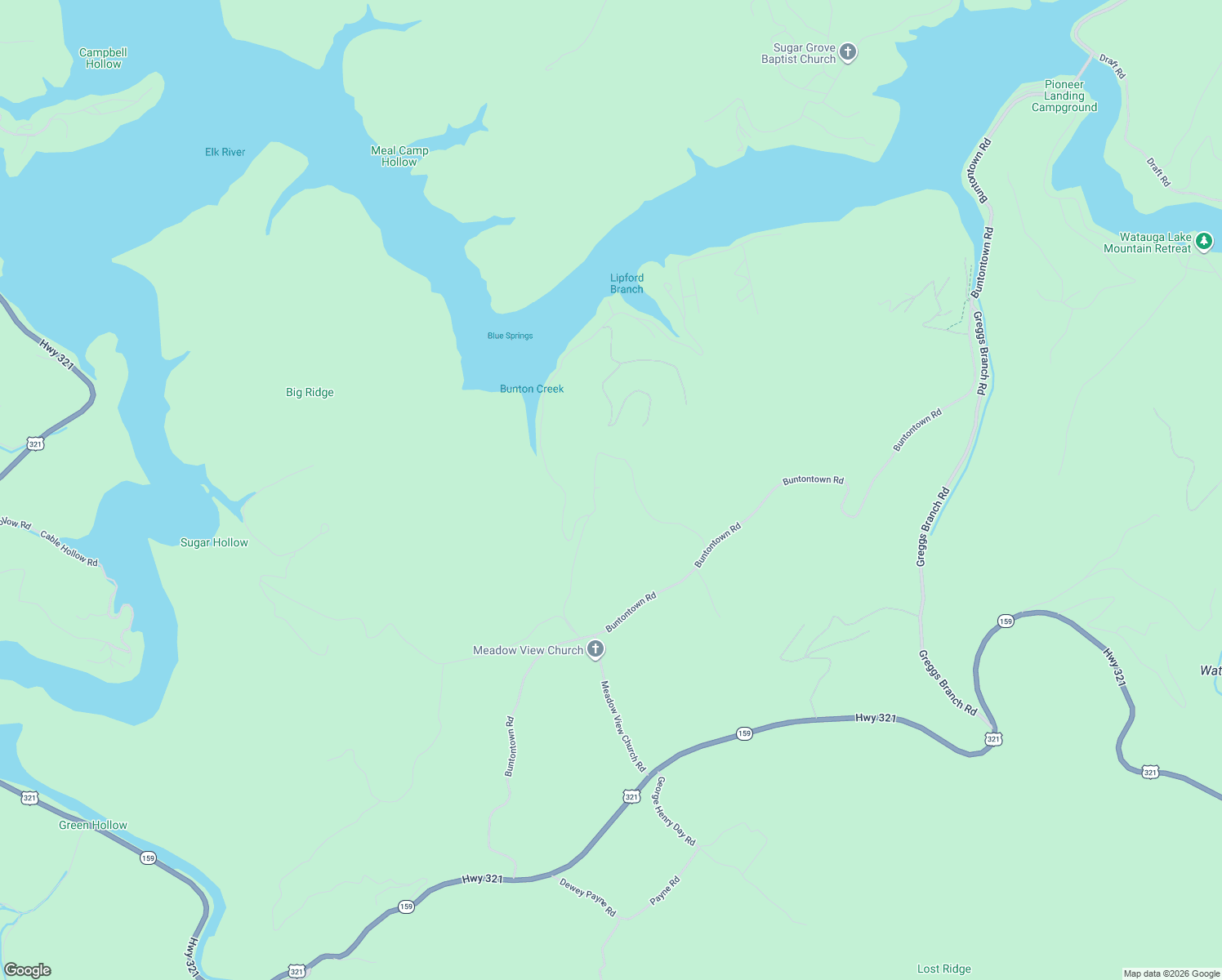 map of restaurants, bars, coffee shops, grocery stores, and more near 3306 Buntontown Road in Butler