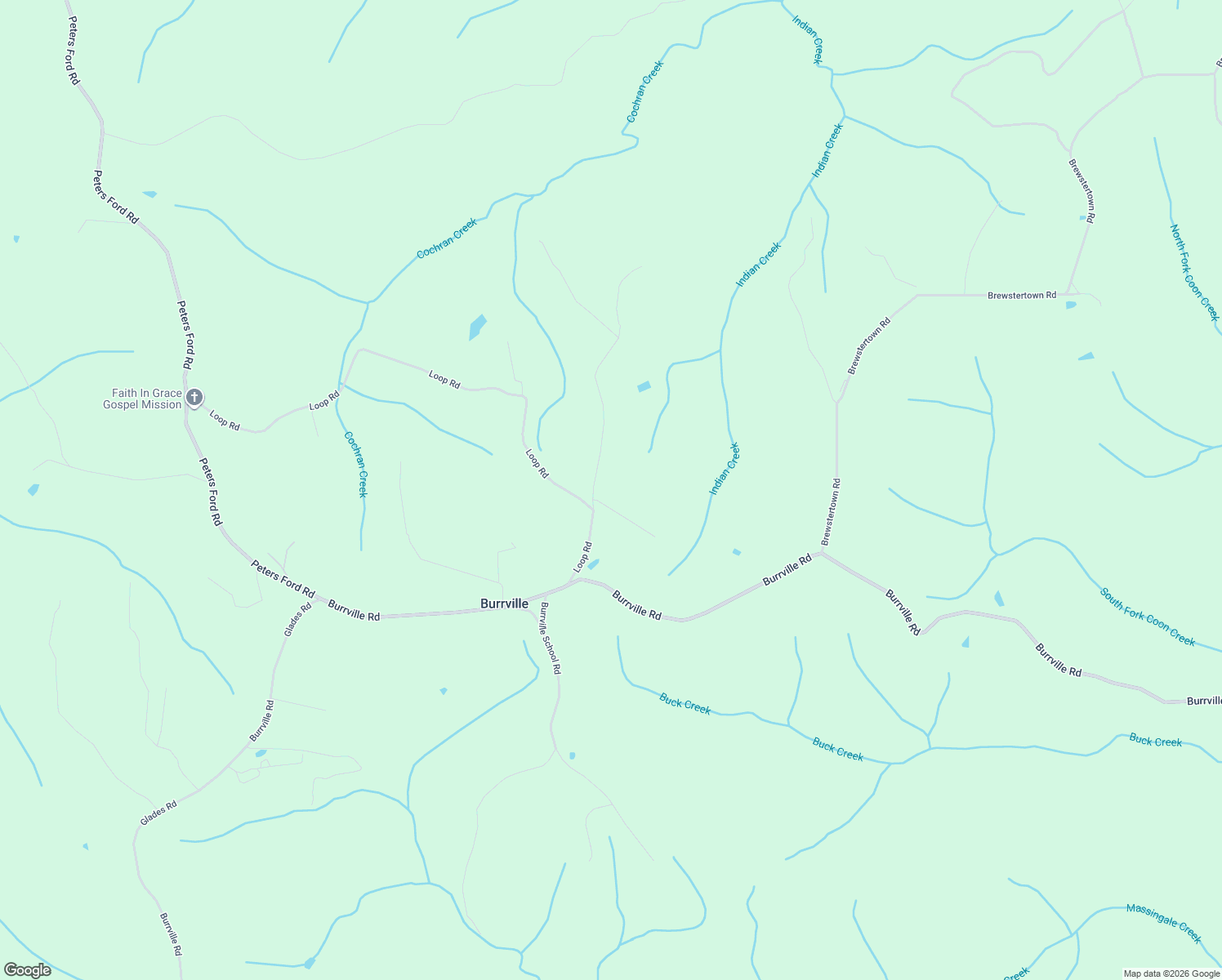 map of restaurants, bars, coffee shops, grocery stores, and more near 104 Ernest Brown Road in Sunbright