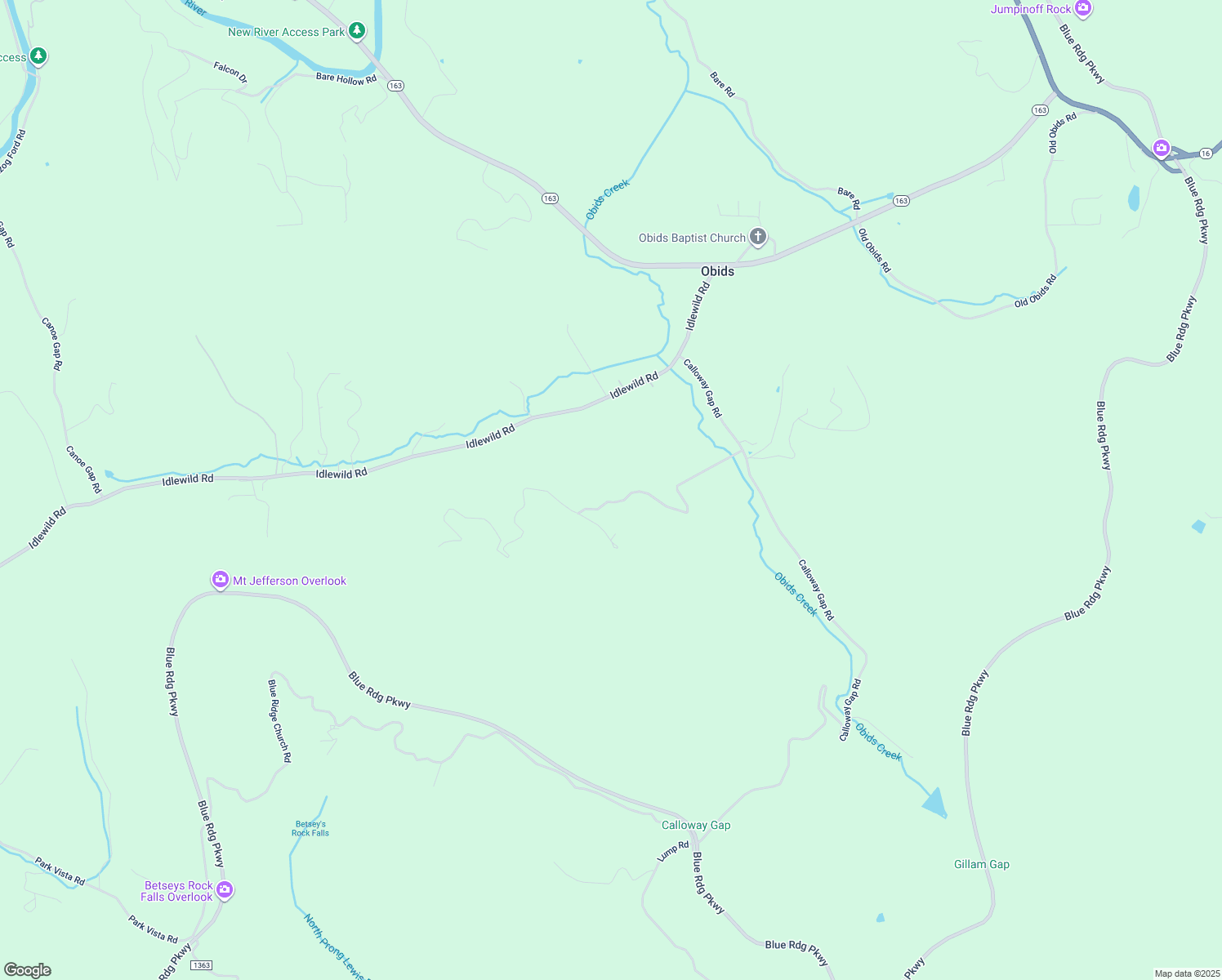 map of restaurants, bars, coffee shops, grocery stores, and more near 668 Hidden Spring Road in West Jefferson