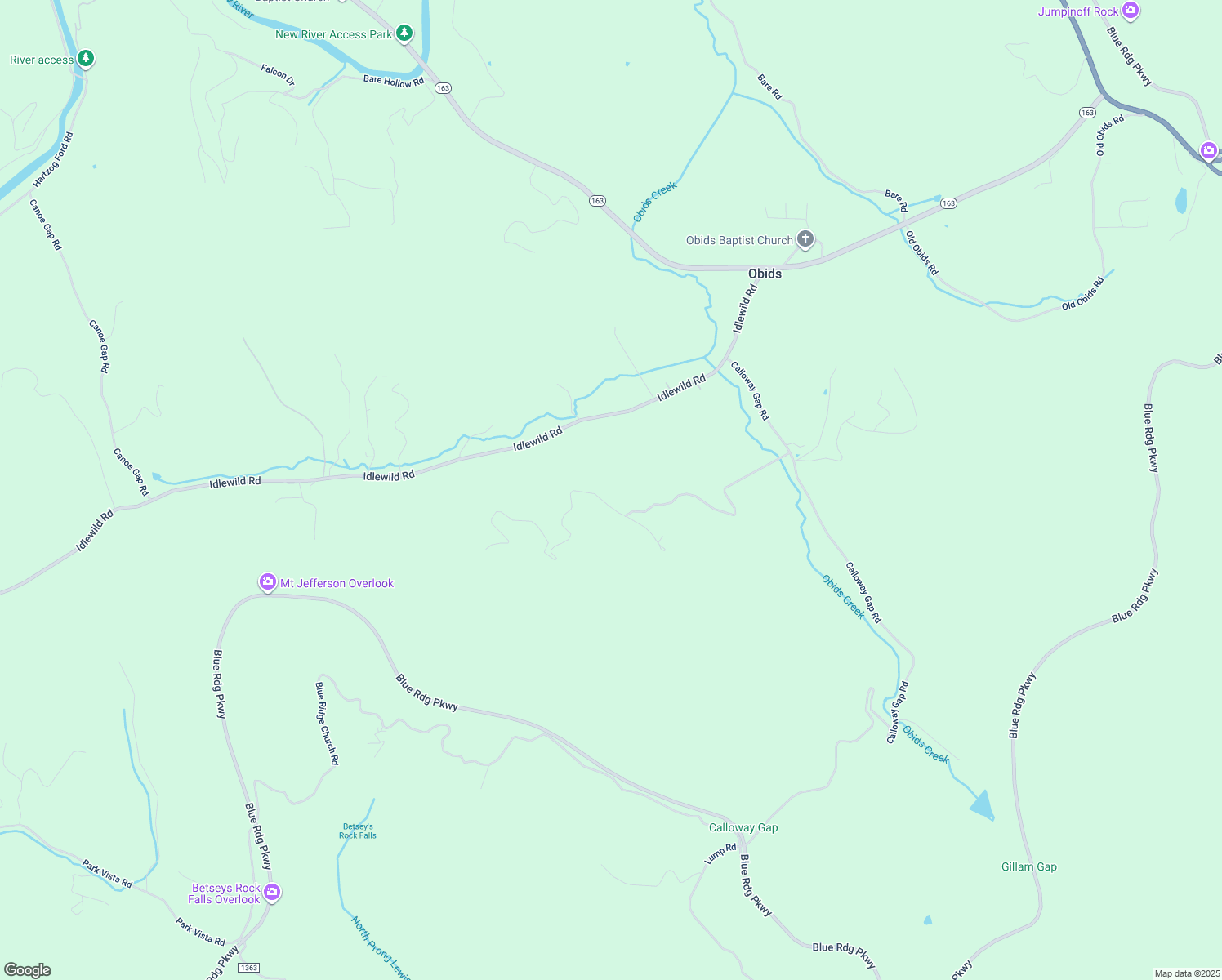 map of restaurants, bars, coffee shops, grocery stores, and more near 834 Hidden Spring Road in West Jefferson