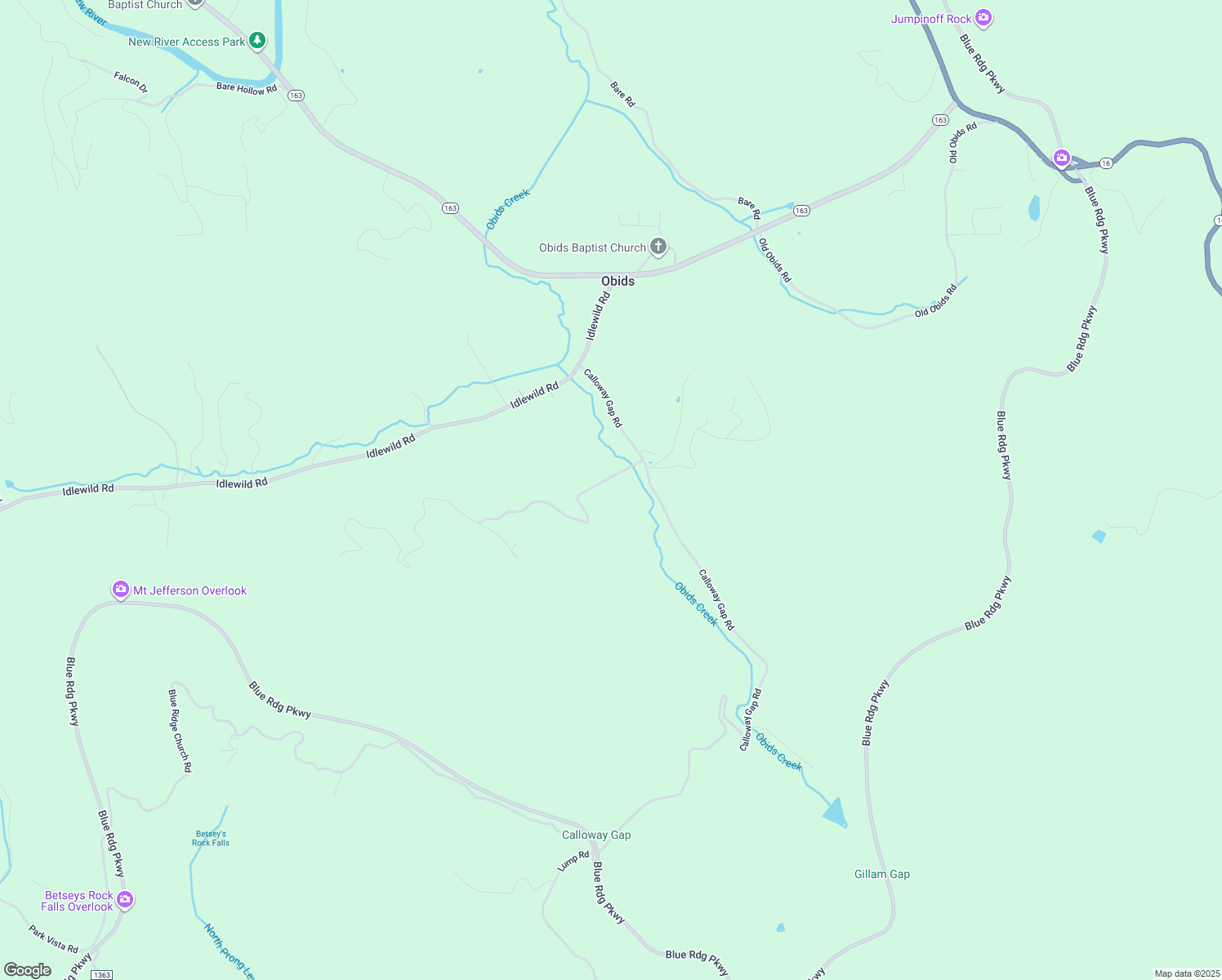 map of restaurants, bars, coffee shops, grocery stores, and more near 217 Hidden Spring Road in West Jefferson