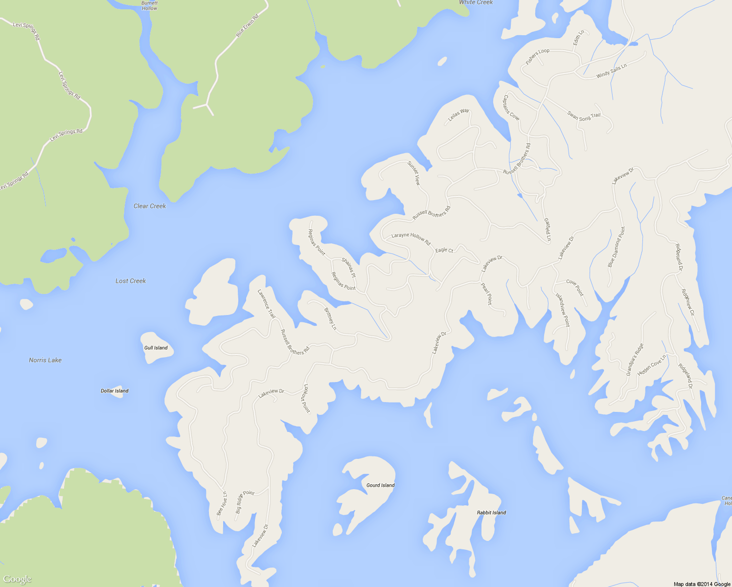 map of restaurants, bars, coffee shops, grocery stores, and more near 2444 Russell Brothers Rd in Sharps Chapel