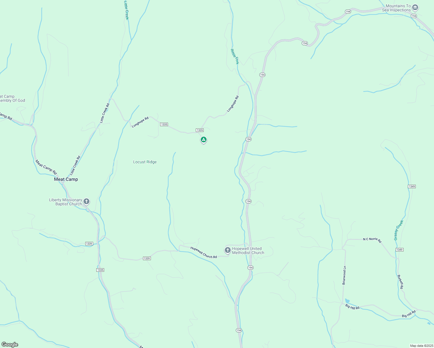 map of restaurants, bars, coffee shops, grocery stores, and more near 6873 North Carolina 194 in Boone