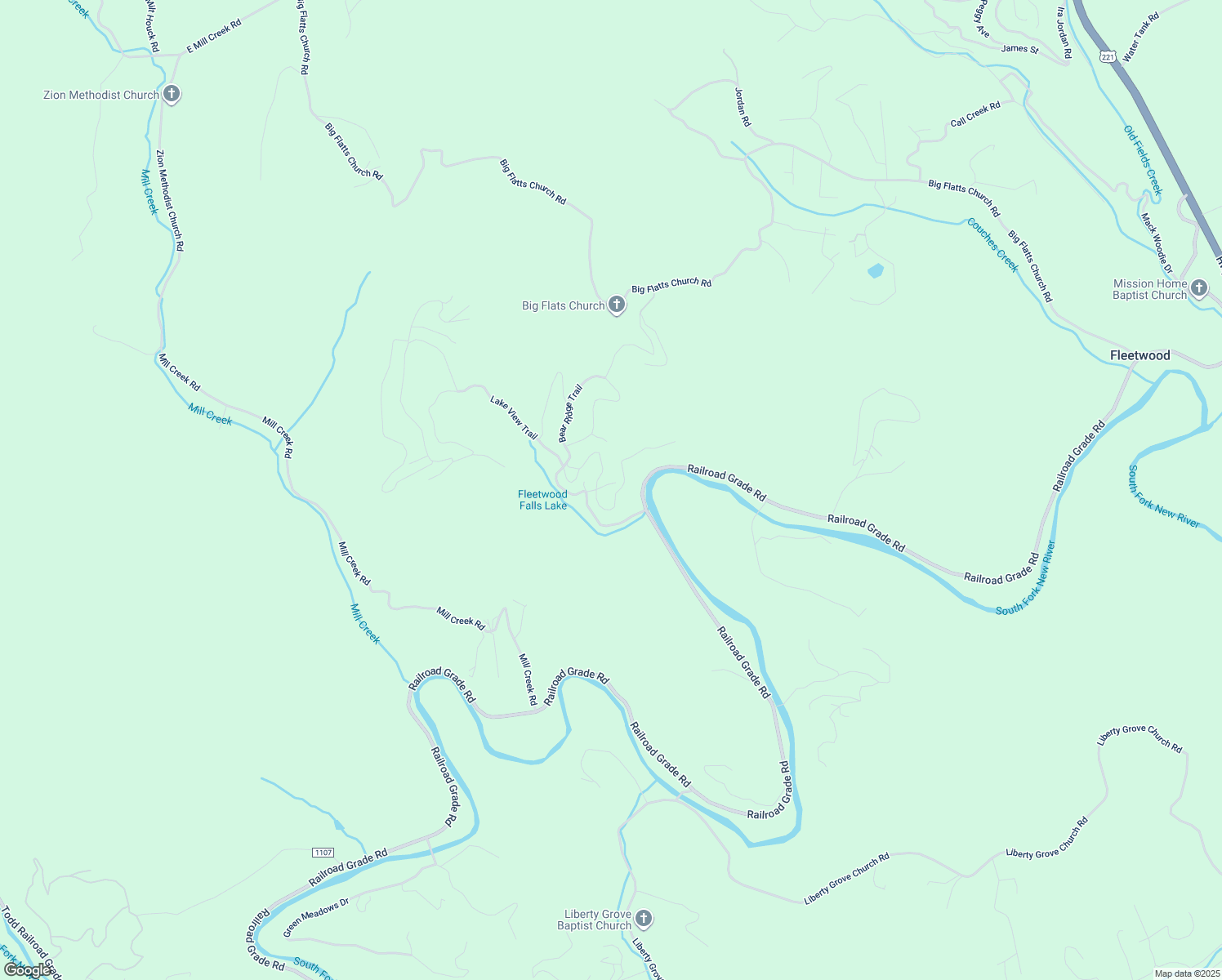 map of restaurants, bars, coffee shops, grocery stores, and more near 140 Valley View Trail in Fleetwood