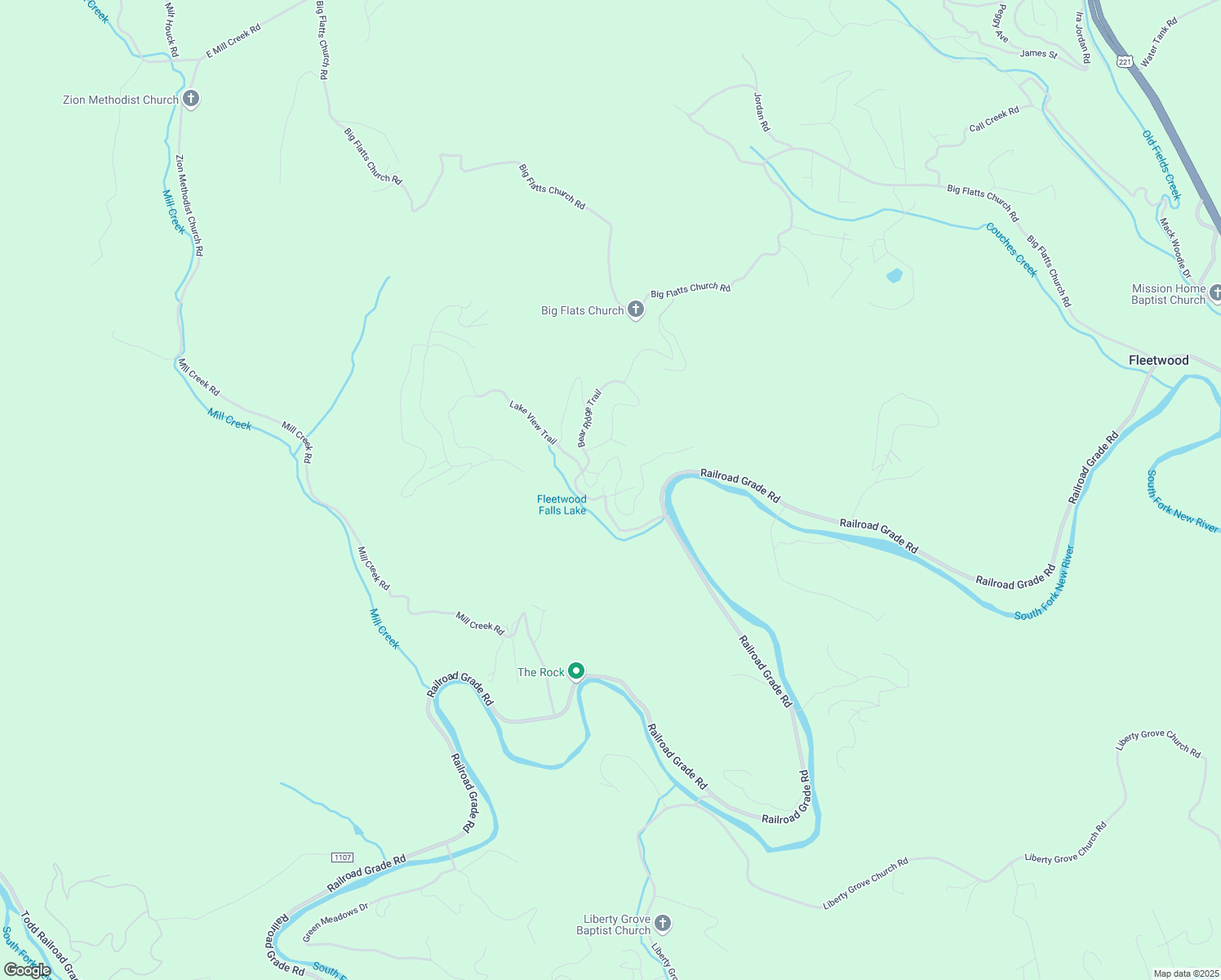 map of restaurants, bars, coffee shops, grocery stores, and more near 133 Lake View Trail in Fleetwood