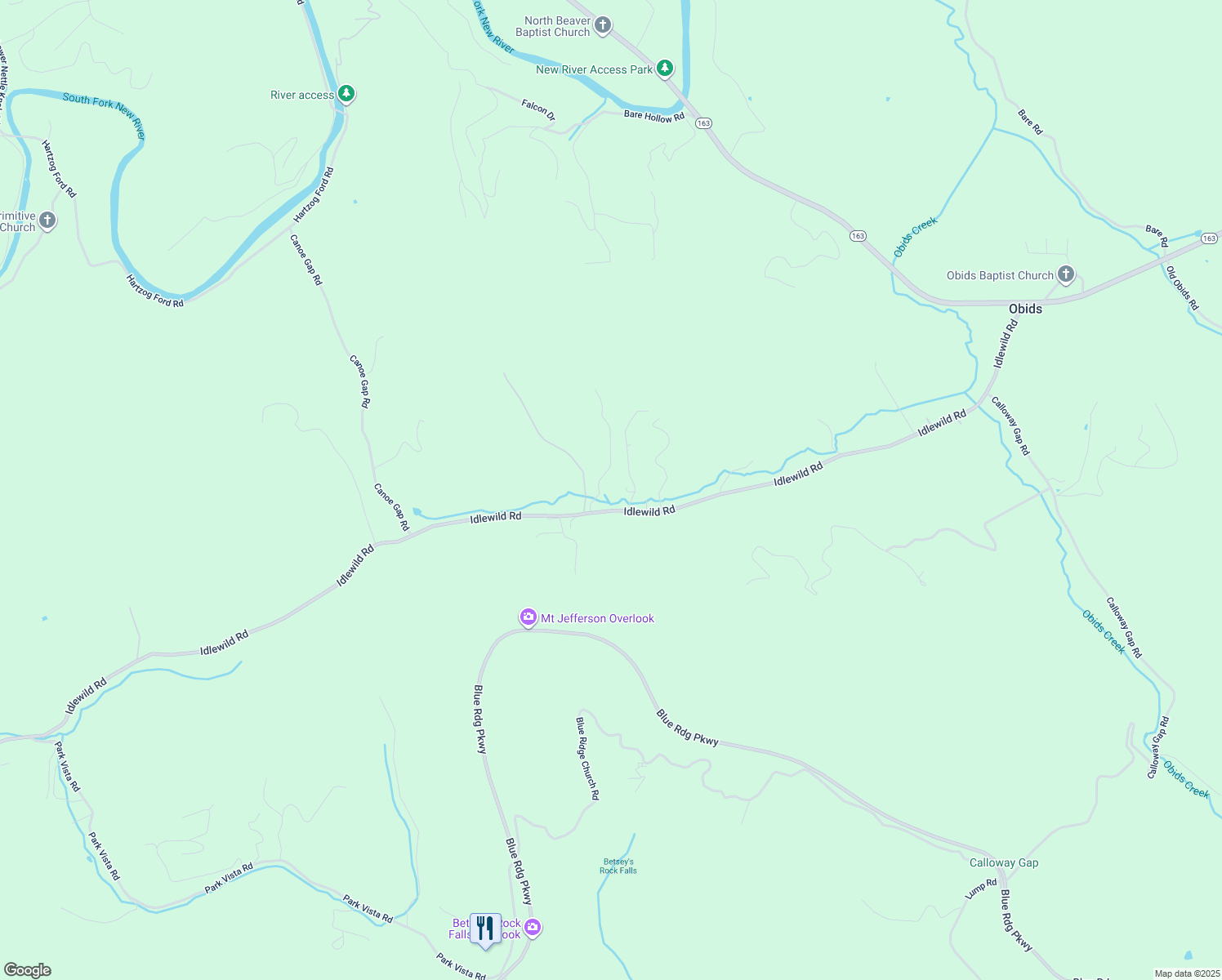map of restaurants, bars, coffee shops, grocery stores, and more near 222 Deer Creek Road in West Jefferson
