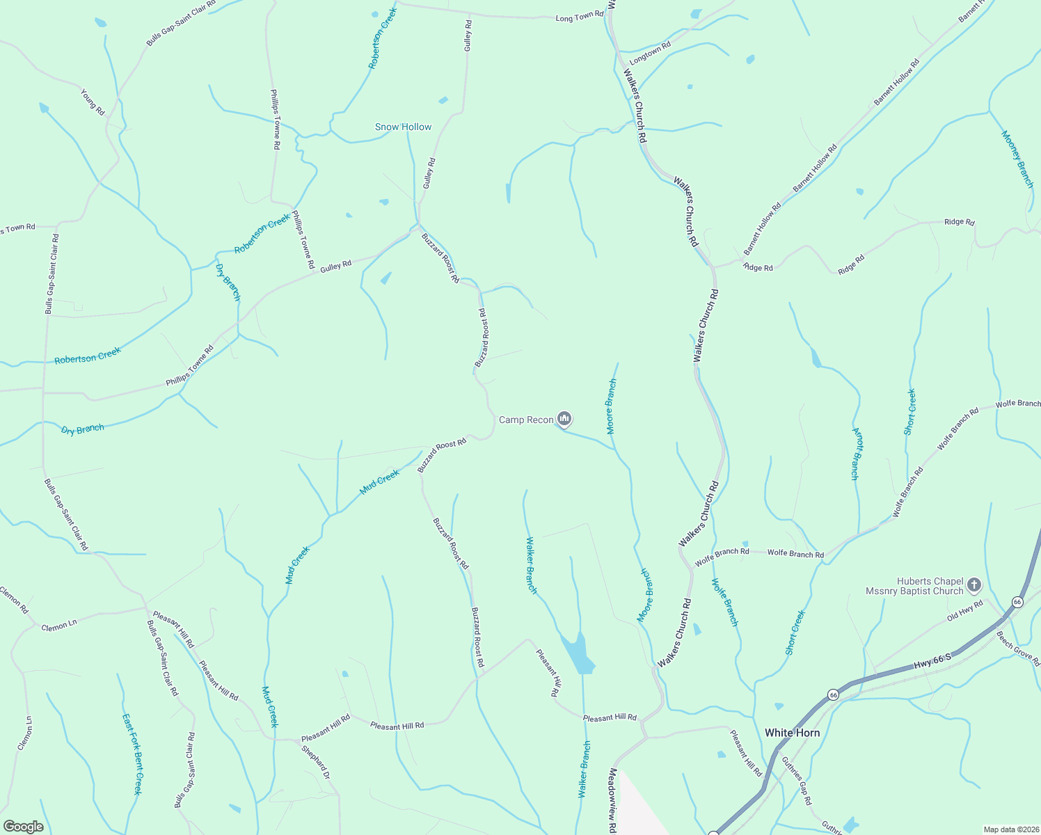 map of restaurants, bars, coffee shops, grocery stores, and more near 238 Green Road in Sneedville