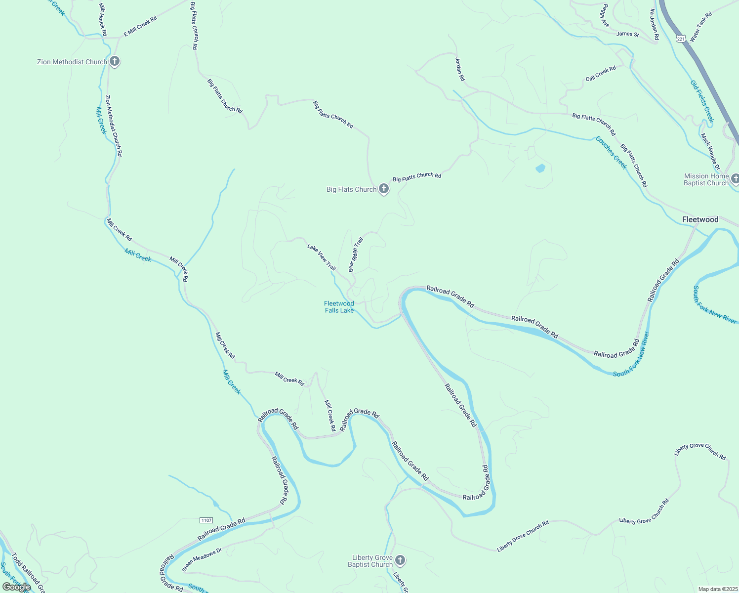 map of restaurants, bars, coffee shops, grocery stores, and more near 133 Lake View Trail in Fleetwood