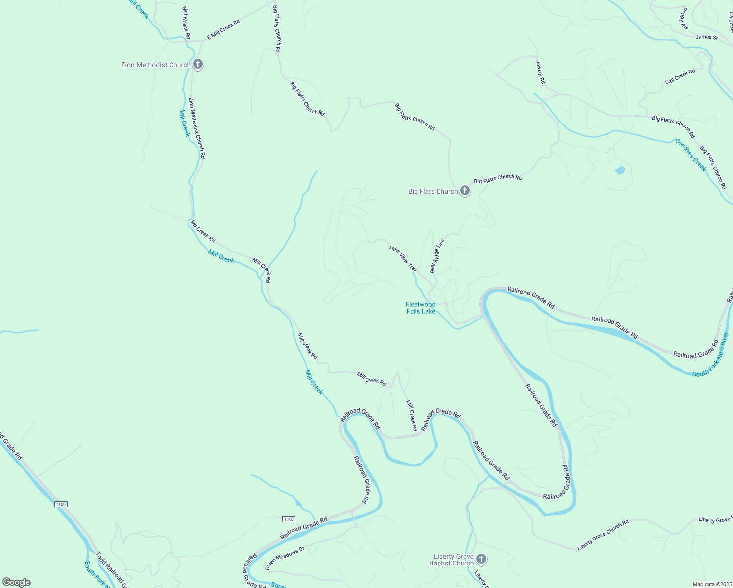 map of restaurants, bars, coffee shops, grocery stores, and more near 315 Turkey Knob Trail in Fleetwood