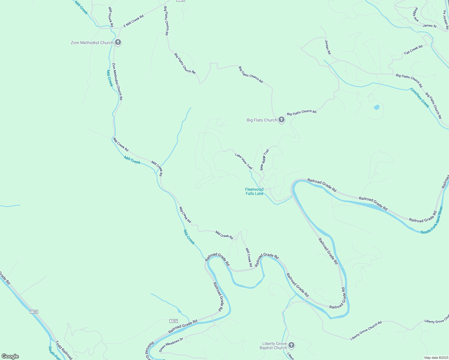 map of restaurants, bars, coffee shops, grocery stores, and more near 279 Turkey Knob Trail in Fleetwood